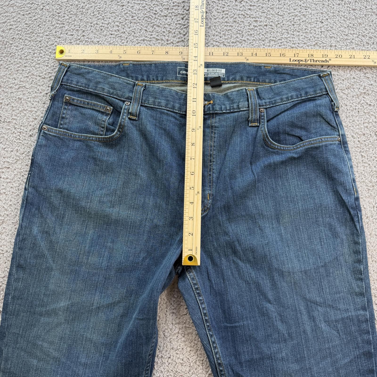 Carhartt Carhartt Rugged Flex Relaxed Fit Jeans 38x30 Blue Denim Work Size US 38 / EU 54 - 3 Thumbnail