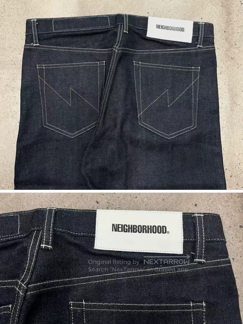 Neighborhood Neighborhood size L Raw Denim Jeans, Original Indigo Denim Size US 27 - 5 Thumbnail