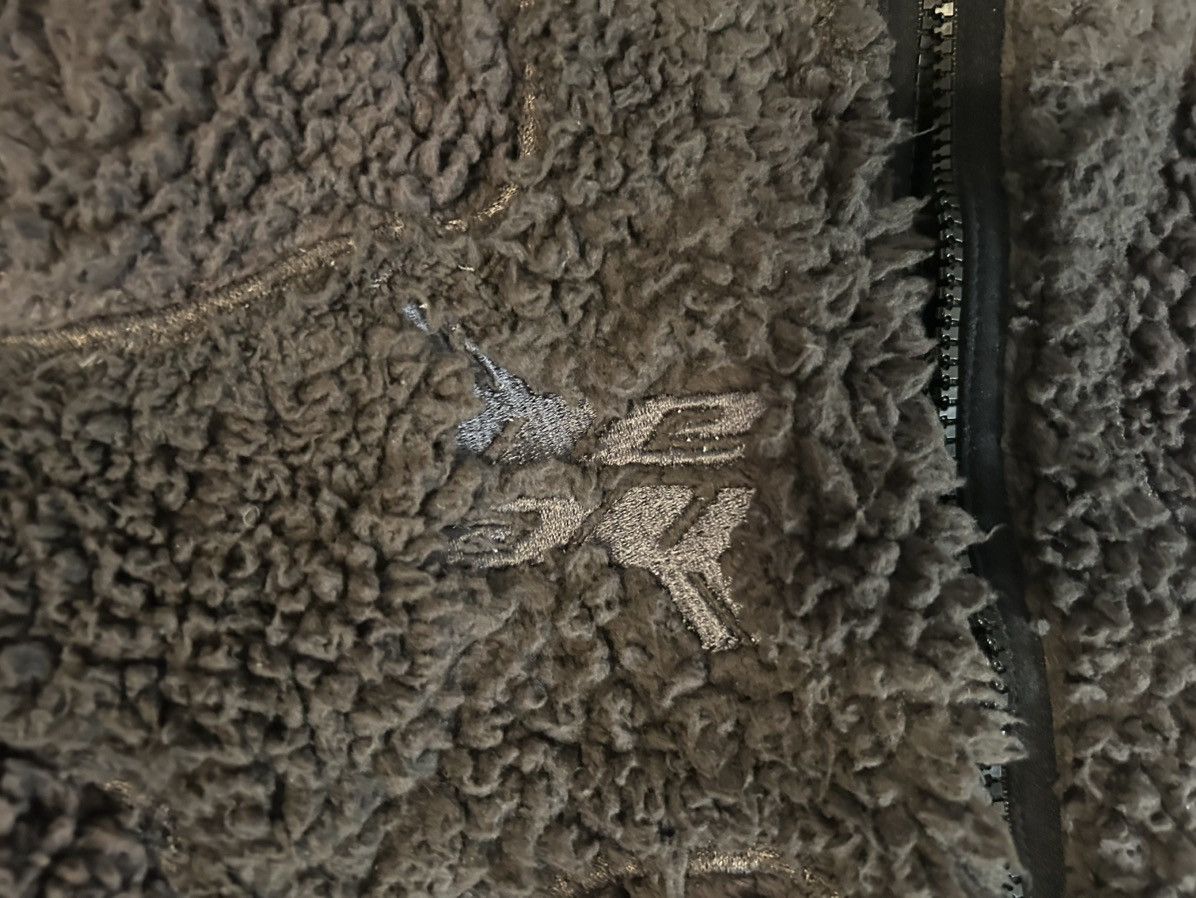 Nevereevern Black & Grey Blob Fleece