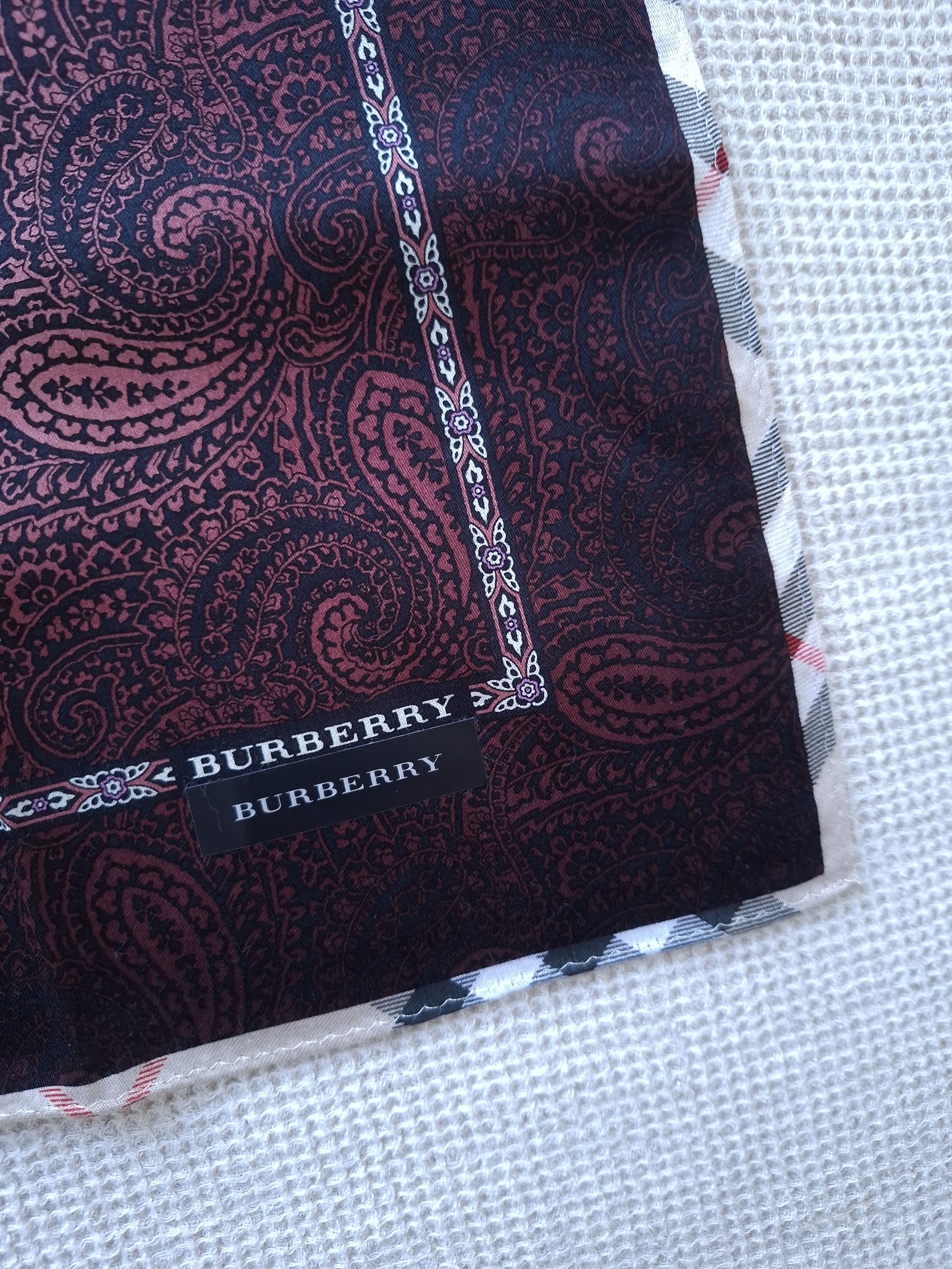 Burberry × Vintage NEW Vintage Burberry Bandana/Handkerchief/scarf Japan Size ONE SIZE - 5 Thumbnail
