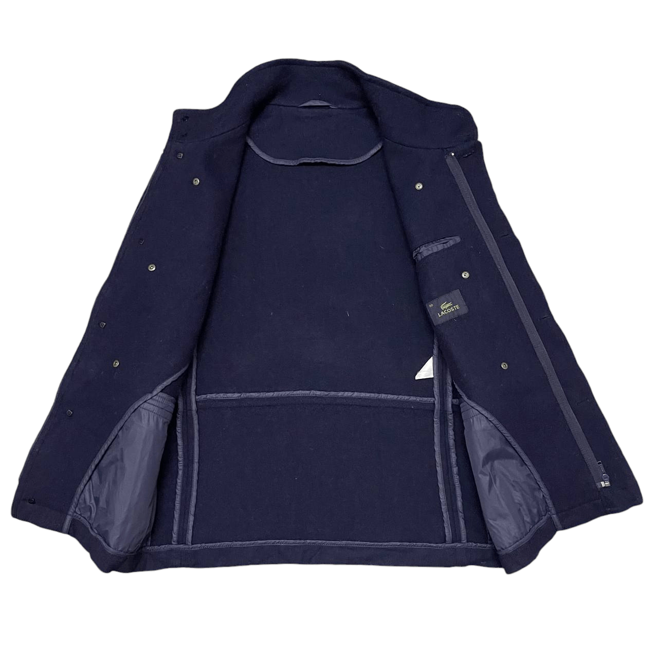 Lacoste Vintage Lacoste Wool Coat Jacket Size US M / EU 48-50 / 2 - 8 Thumbnail