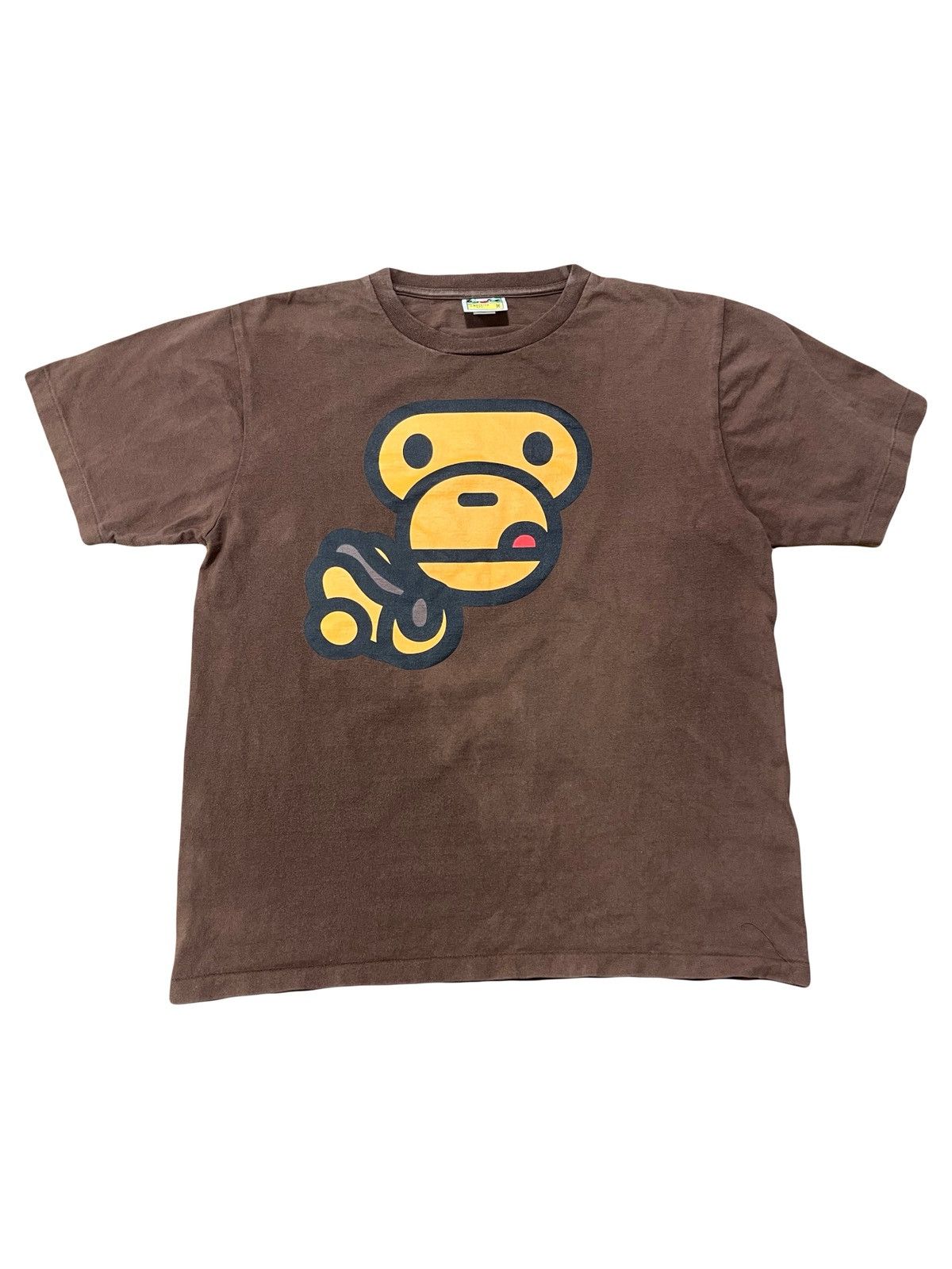 Bape Bape Baby Milo “hot dog” Tee Brown Size US M / EU 48-50 / 2 - 1 Thumbnail