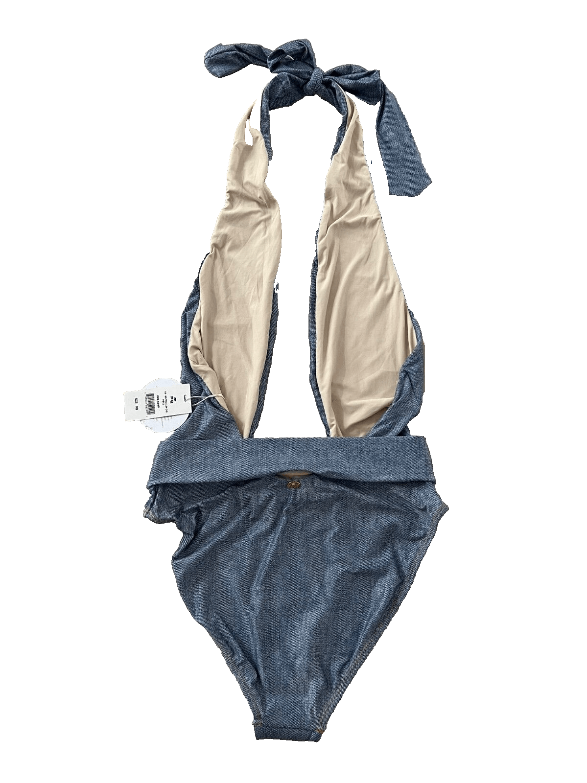 Other PilyQ Alex One Piece Belted Swimsuit Blue ( M ) Size 30" / US 8 / IT 44 - 3 Thumbnail