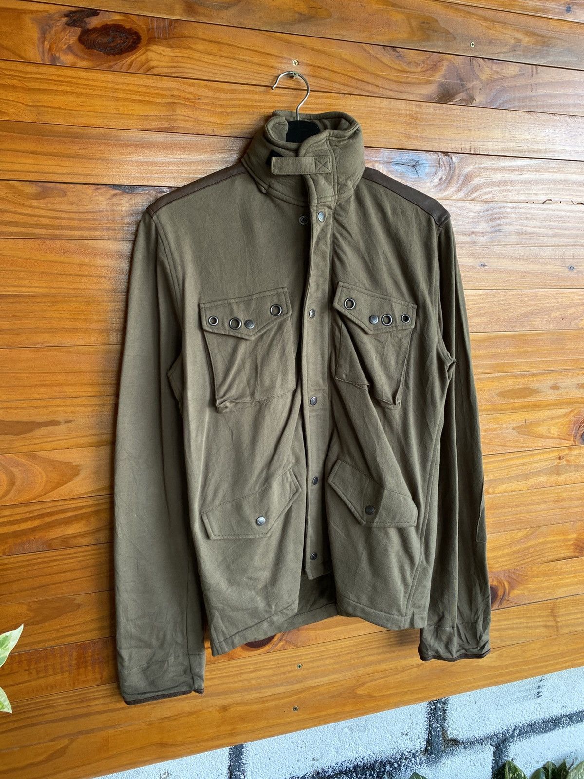 Beams Japan BEAMS Olive Military Field Jacket Casual Utility Size US M / EU 48-50 / 2 - 5 Thumbnail