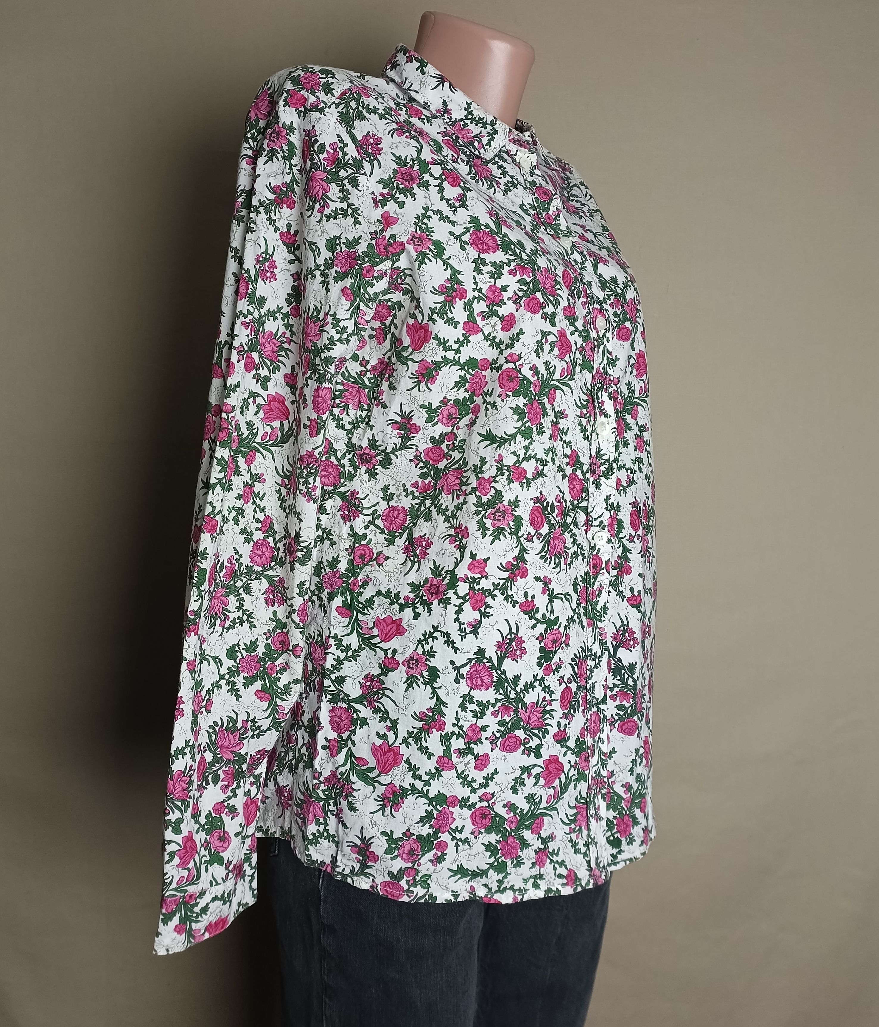 Sezane Sezane Pierro Cotton Shirt Blouse Liberty Rose Print EU 38 Size S / US 4 / IT 40 - 6 Thumbnail