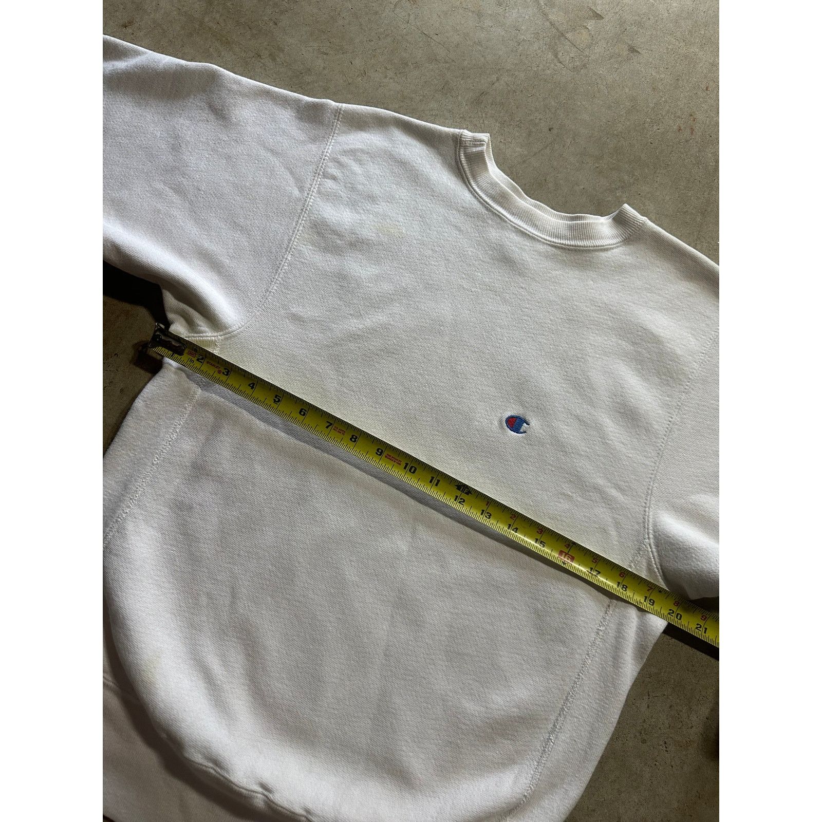 Champion × Vintage Vintage Champion Reverse Weave White Heavyweight Sweatshirt Size US M / EU 48-50 / 2 - 6 Thumbnail
