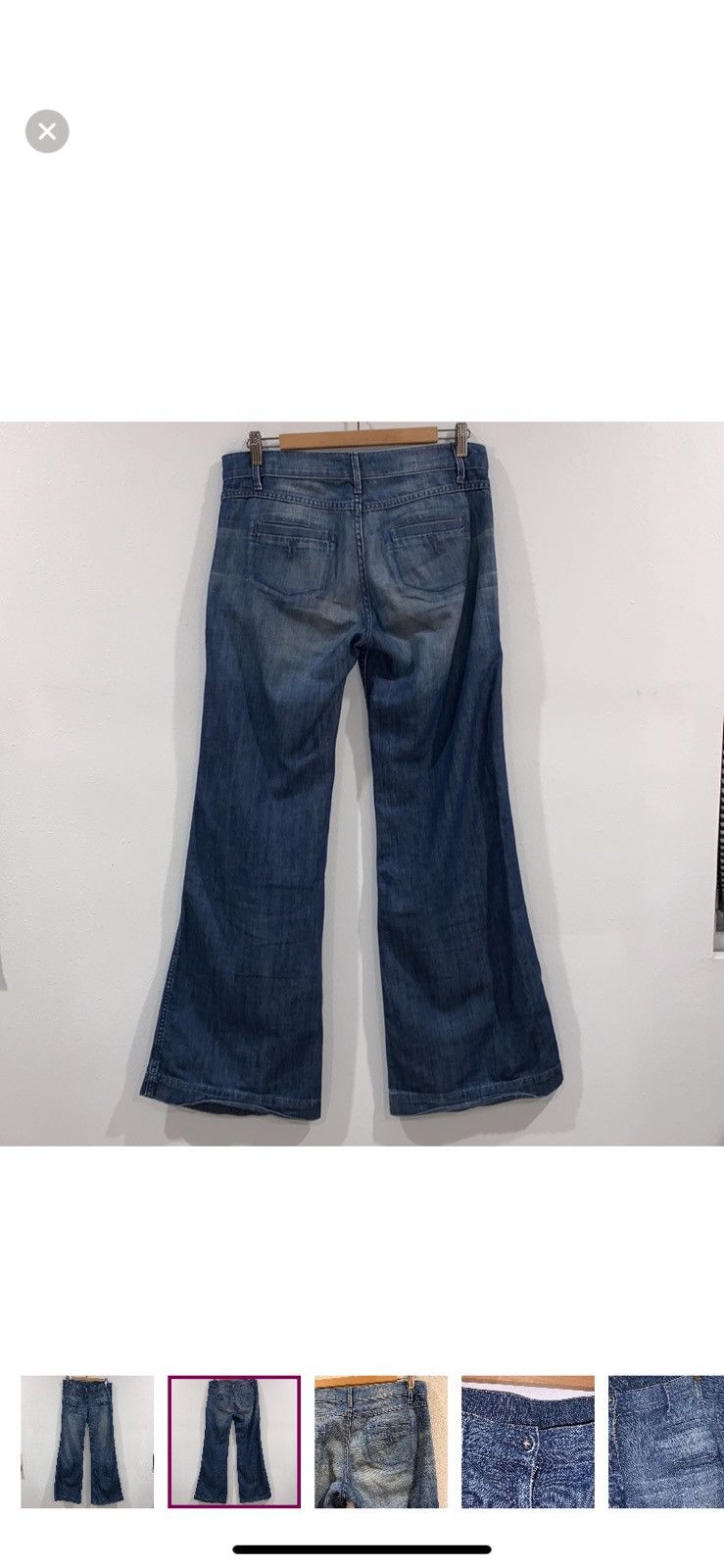 Sandro SANDRO PARIS WIDE LEG FLAIR JEANS SIZE 38 Size 38" / US 16 / IT 52 - 2 Thumbnail