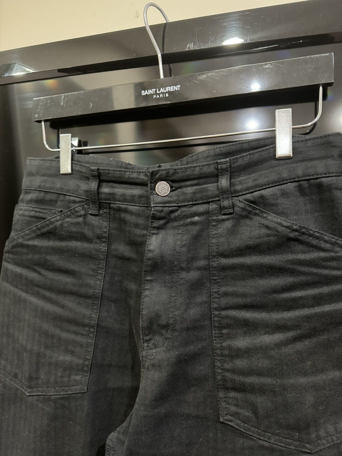Uniform Bridge Uniform Bridge Herringbone HBT Fatigue Baker Pants Black Size US 30 / EU 46 - 6 Thumbnail