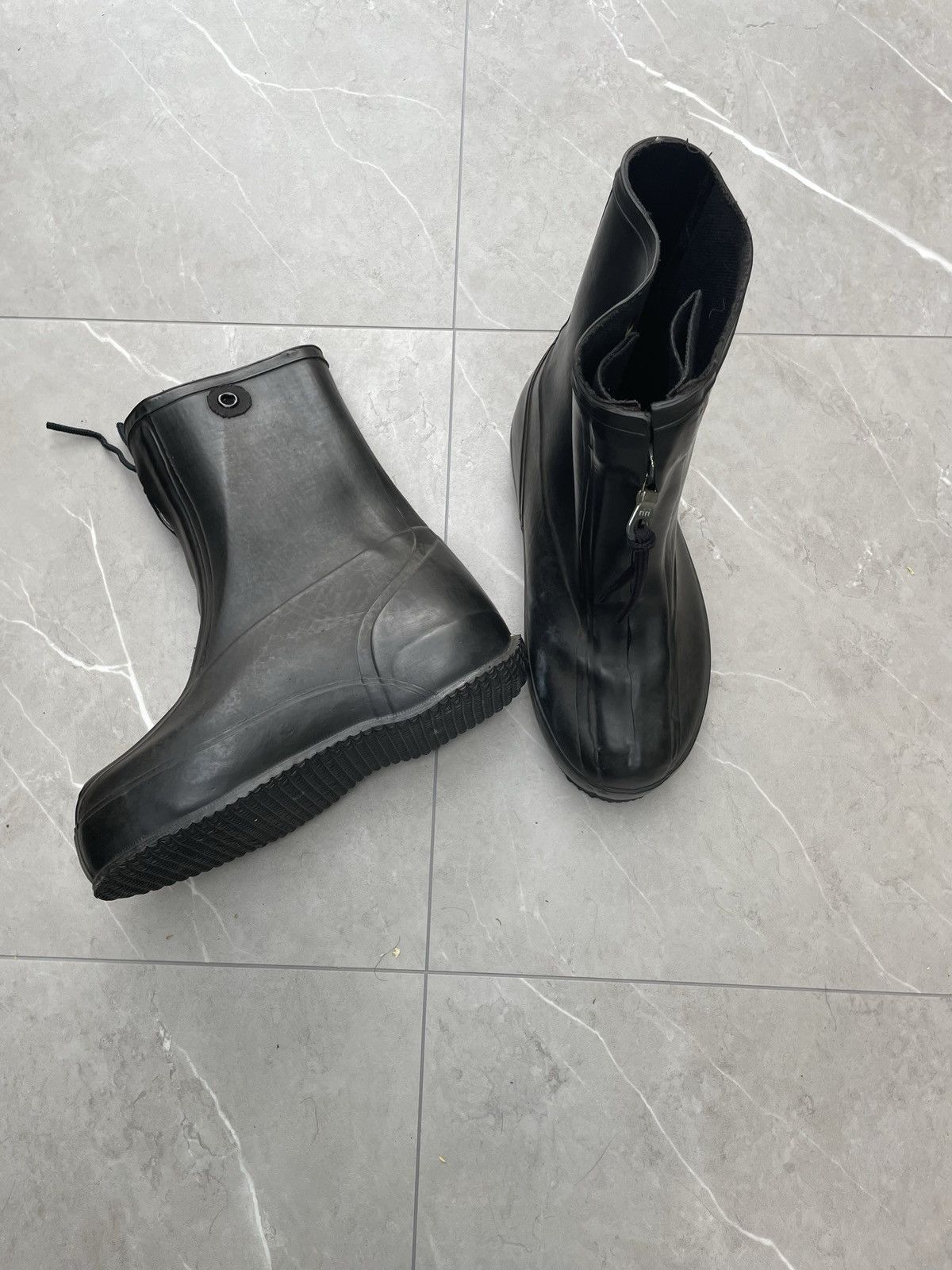 Vintage 1980s Vintage Military Combat WaterProof Rubber Boots Size US 10.5 / EU 43-44 - 5 Thumbnail