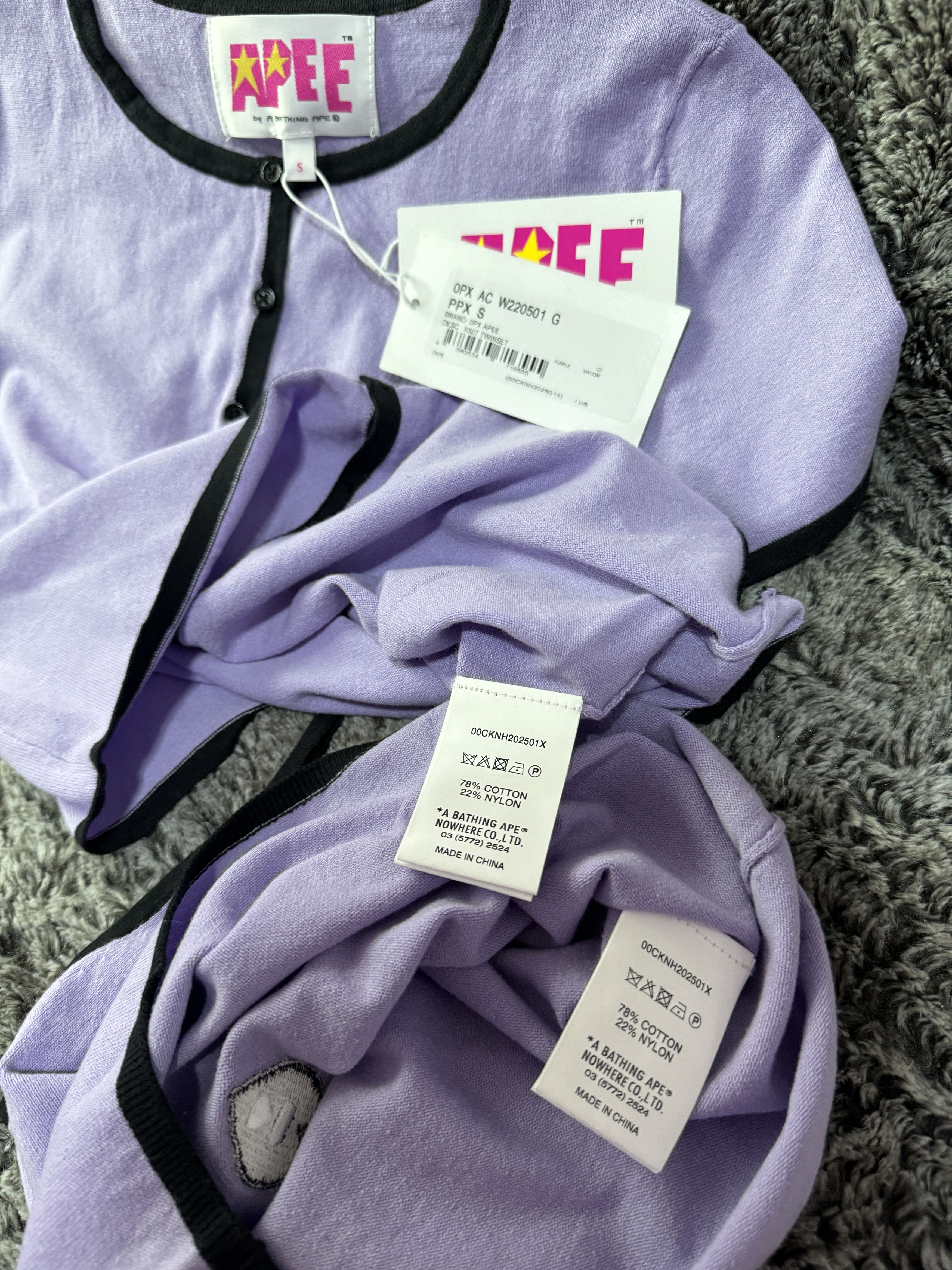 Aape Apee Cropped Tank Top & Sweater Combo Size S / US 4 / IT 40 - 2 Thumbnail