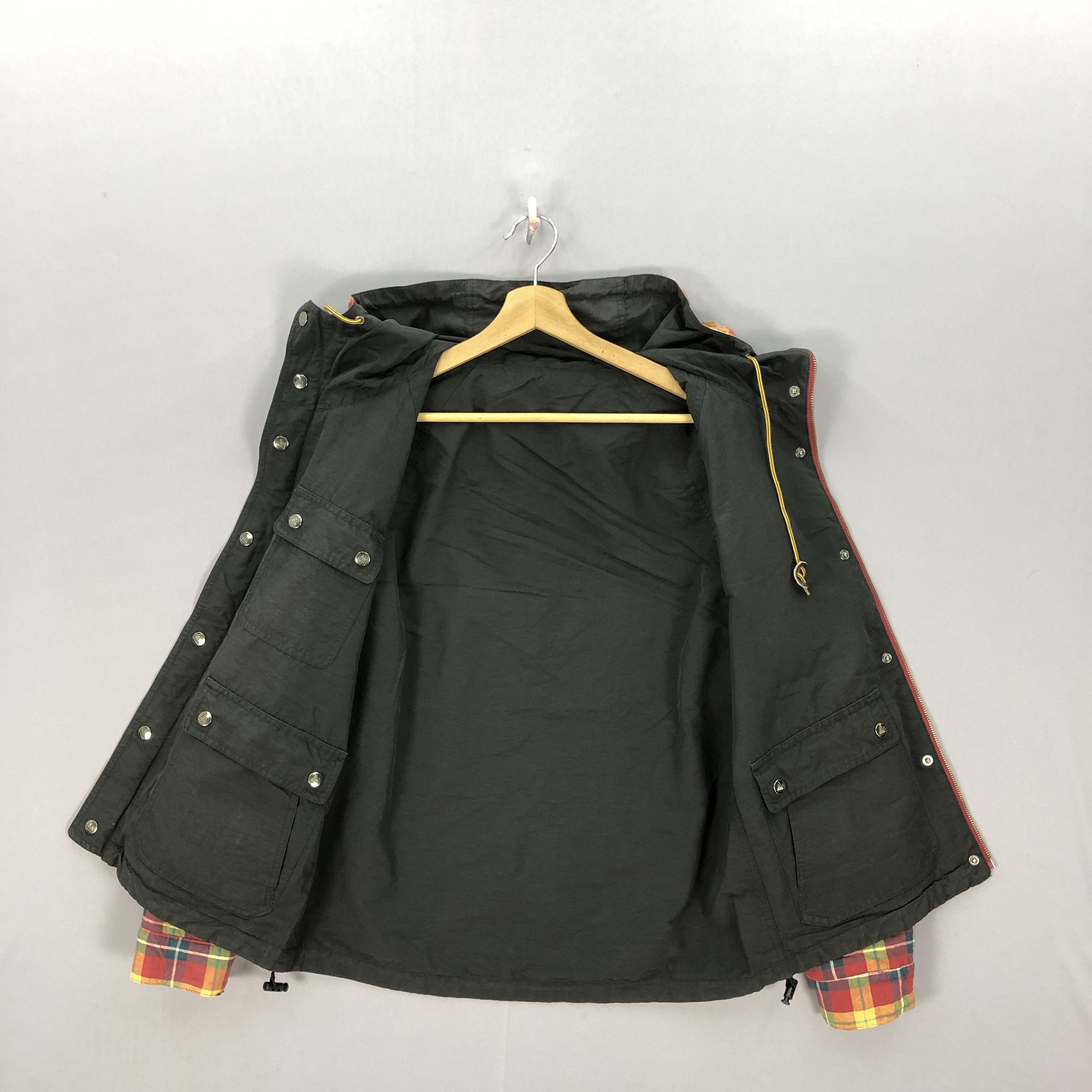 If Six Was Nine × Japanese Brand × Vintage Sixty Forty Checkered Reversible Zip Up Hoodie Jackets Size US M / EU 48-50 / 2 - 7 Thumbnail