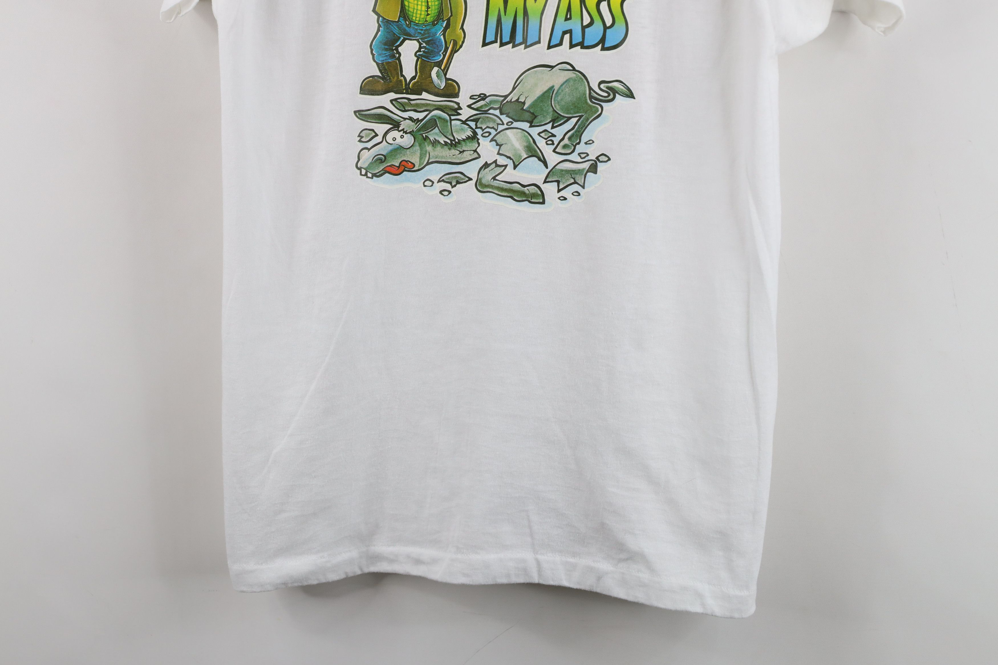 Vintage Vintage 70s 80s Streetwear of Busting My Ass T-Shirt USA Size L / US 10 / IT 46 - 3 Thumbnail