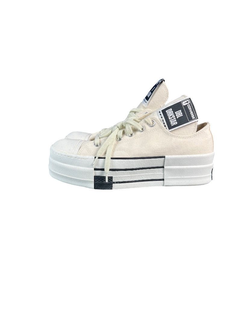 Rick Owens Converse x Rick Owens DRKSHDW DBL DRKSTAR Low Ivory – US 9.5 Size US 9.5 / EU 42-43 - 8 Thumbnail