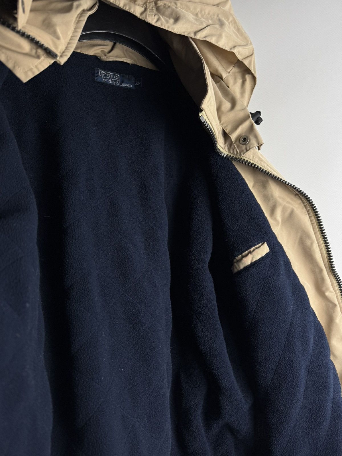 Polo Ralph Lauren Vintage 90s Polo Ralph Lauren Padded Fleece Winter Jacket Size US L / EU 52-54 / 3 - 7 Thumbnail