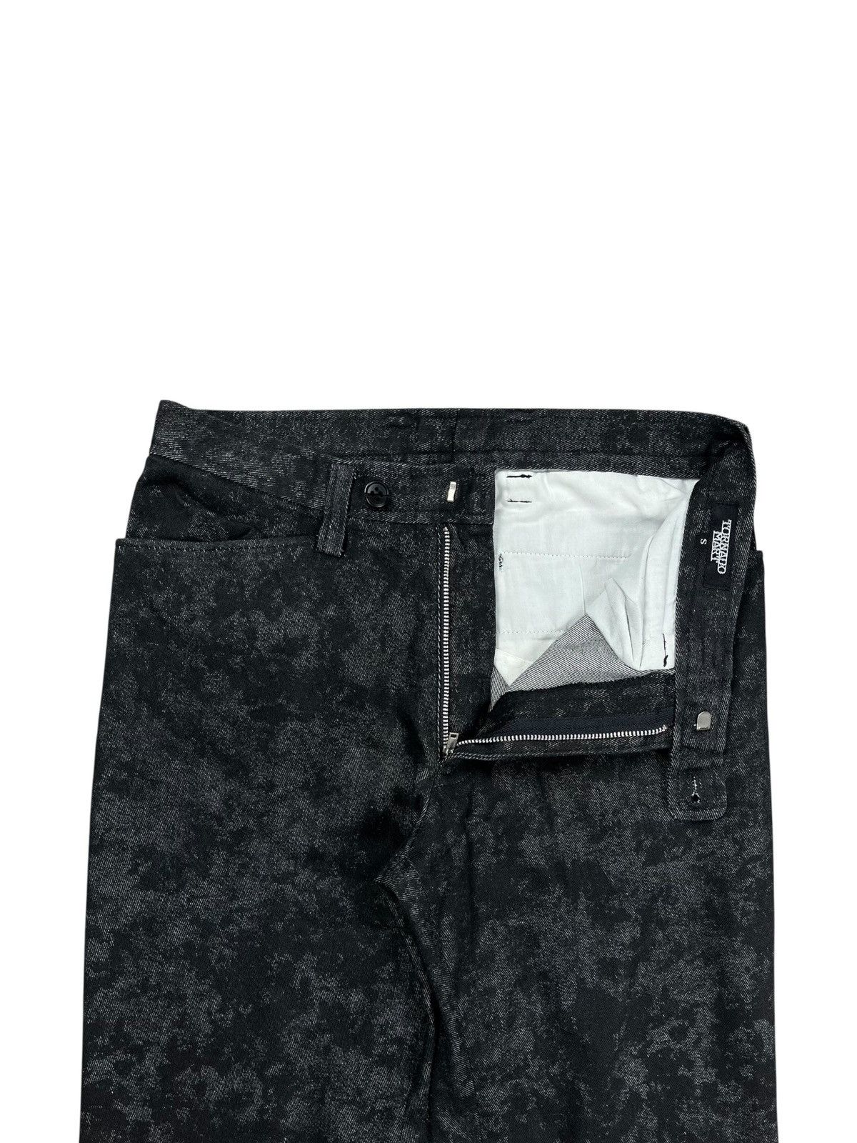 Tornado Mart 2000s Tornado Mart - Mud Wash Jacquard Flared Pants Size US 29 - 5 Thumbnail
