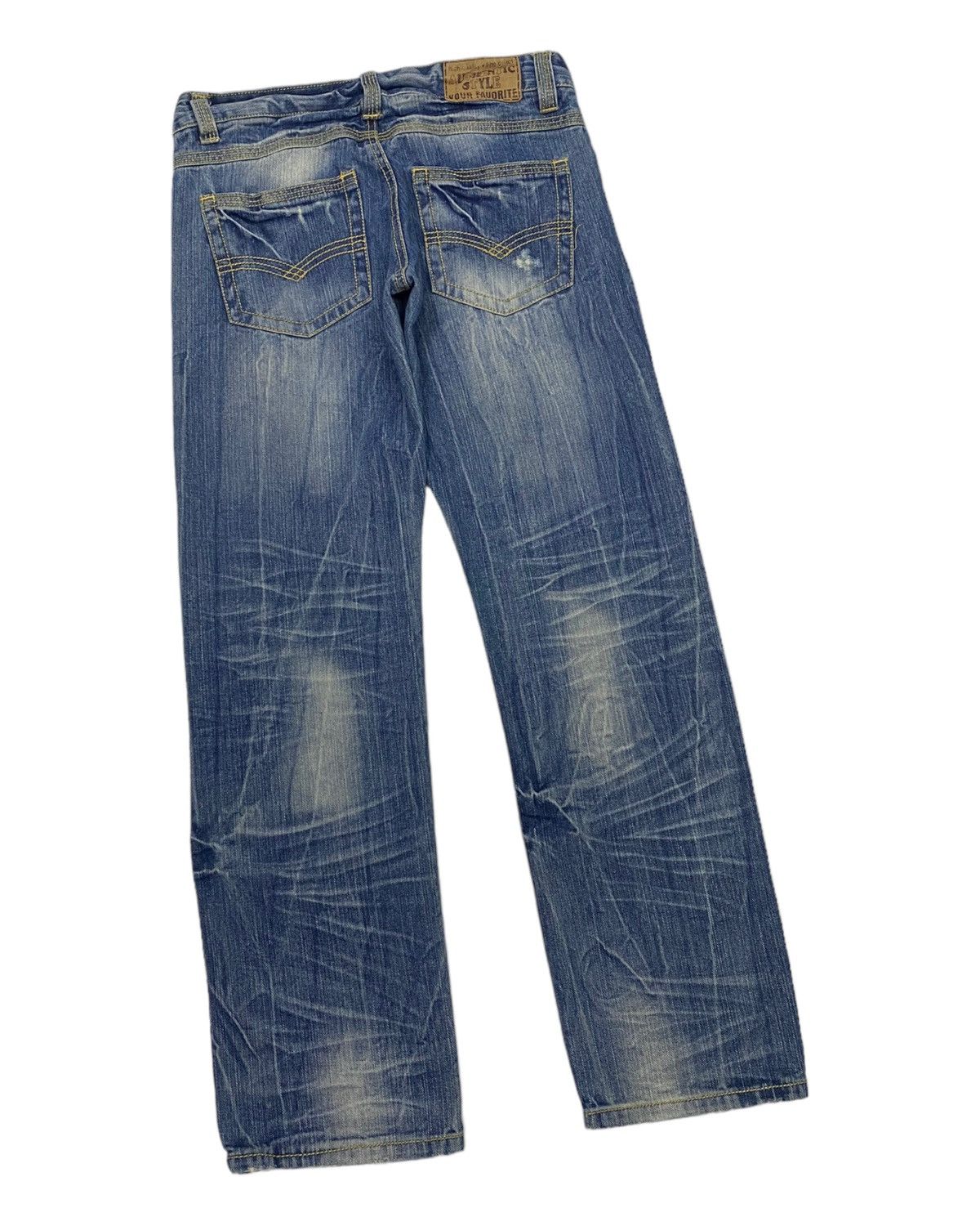 Hysteric Glamour × Japanese Brand × Tornado Mart JAPANESE BRAND DISTRESSED DENIM IF SIX WAS NINE STYLE Size US 30 / EU 46 - 5 Thumbnail