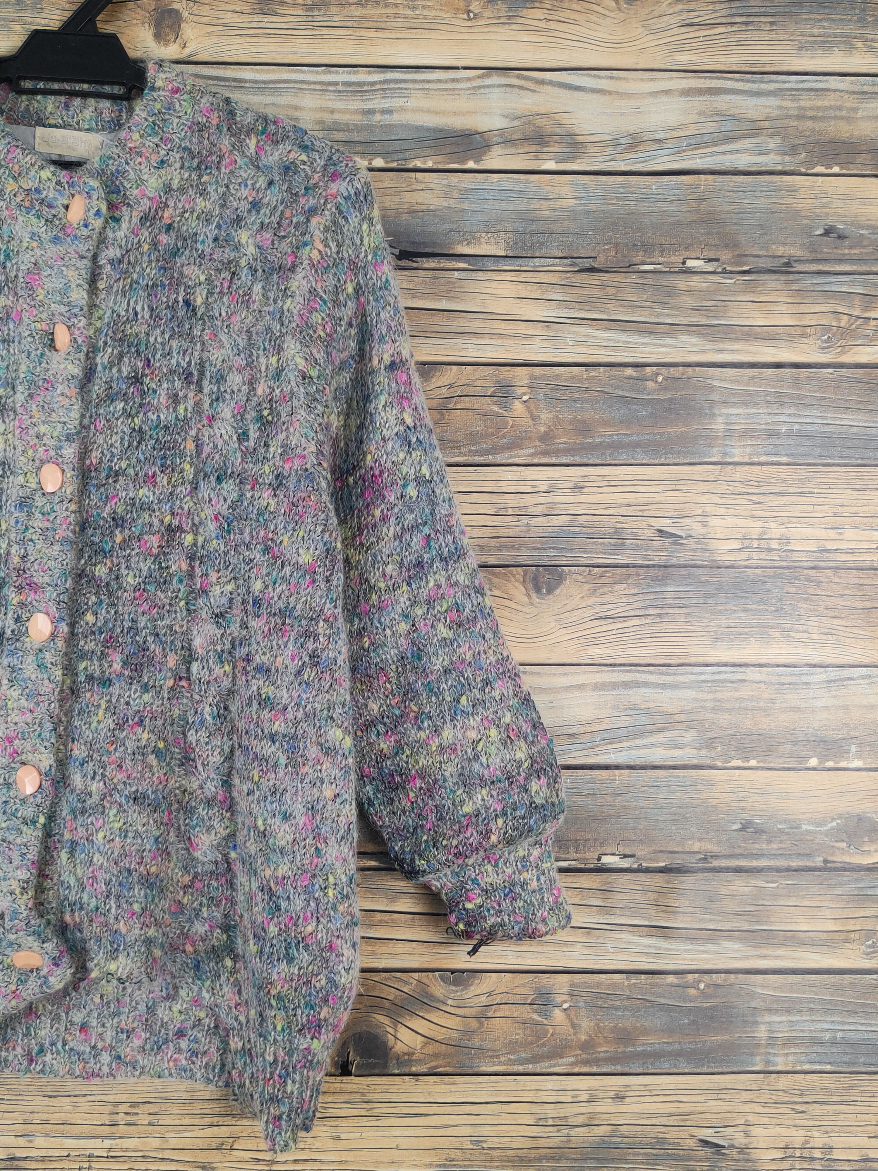 Japanese Brand Ju-Eight Gray vintage Knitwear Sweaters #W1275 Size M / US 6-8 / IT 42-44 - 7 Thumbnail