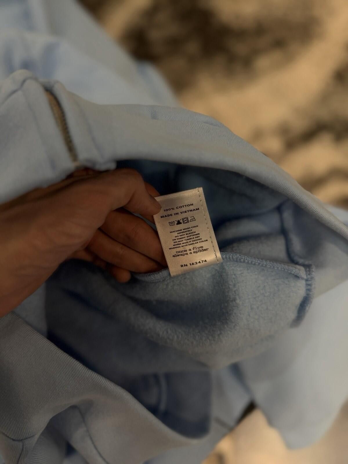 Sp5der Sp5der Stone Hoodie Size (Large) 2026 100% Authentic Blue Size US L / EU 52-54 / 3 - 8 Thumbnail