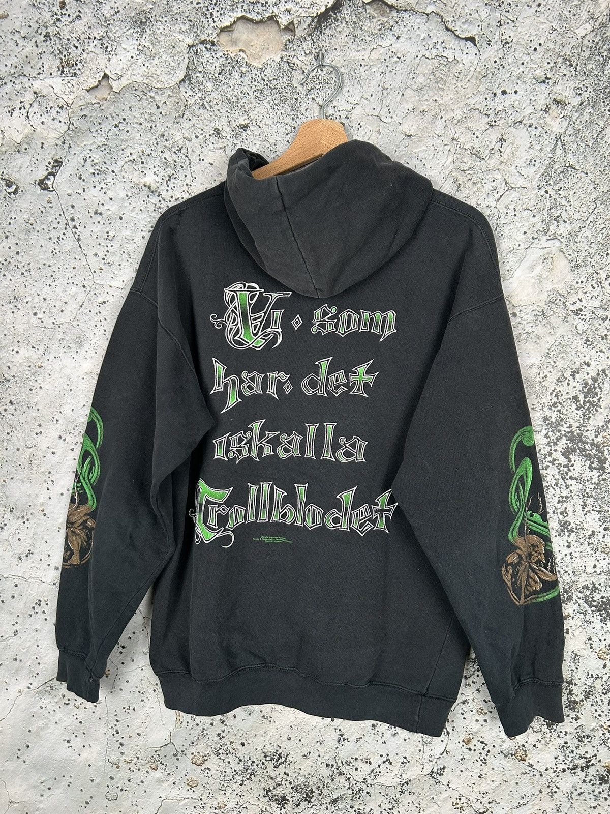 Vintage Vintage Finntroll Black Metal Rock Hoodie Avant Garde Punk Size US L / EU 52-54 / 3 - 2 Thumbnail