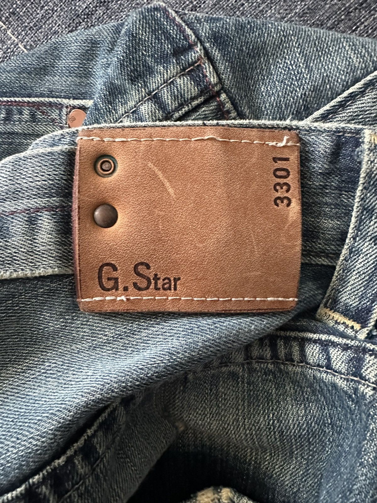 G-Star G-Star Raw Jeans – Vintage Distressed Look Size US 30 / EU 46 - 3 Thumbnail
