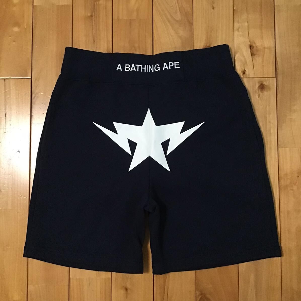 image of Bape Sta Sweat Shorts A Bathing Ape Star Bapesta ★Size S in Black, Men's (Size 30)