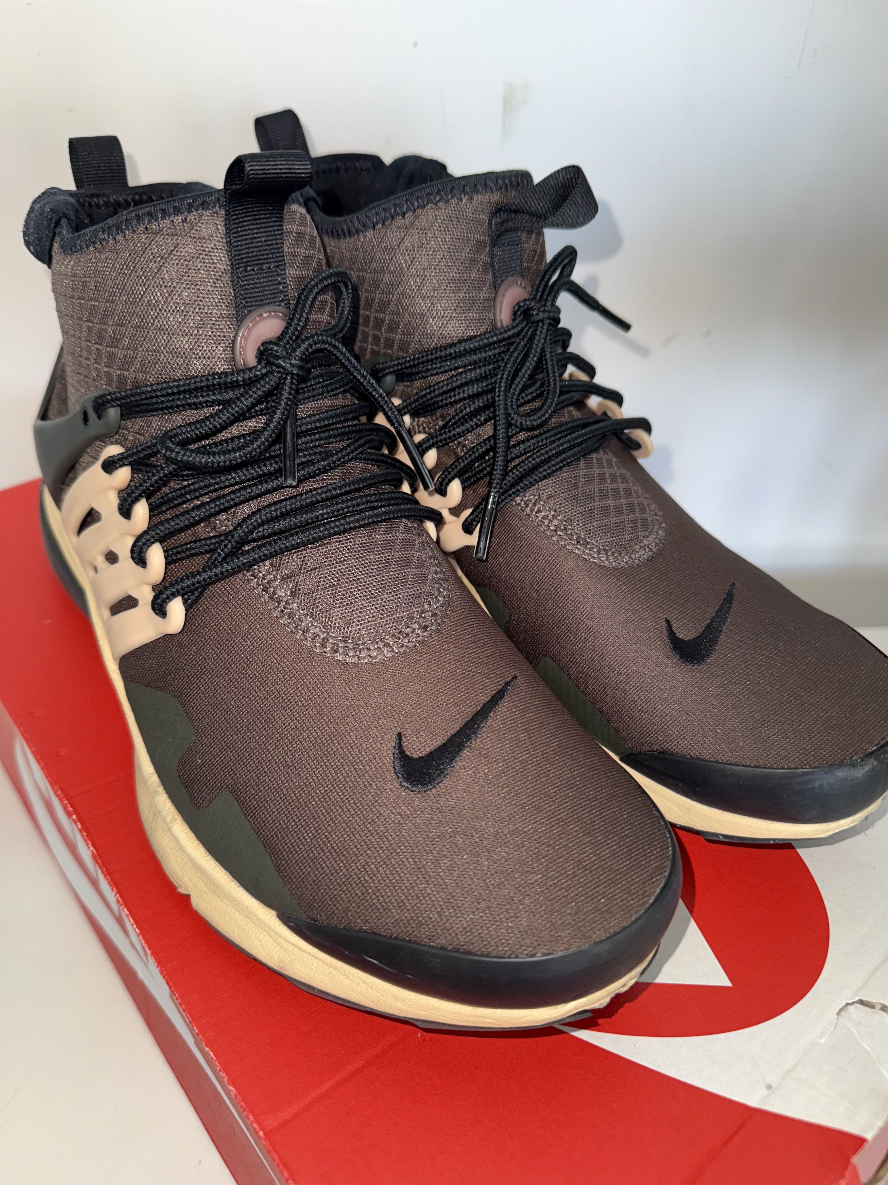 Nike Air Presto Mid Utility — Brown / Rust DC8751-200 Size US 10 / EU 43 - 1 Thumbnail