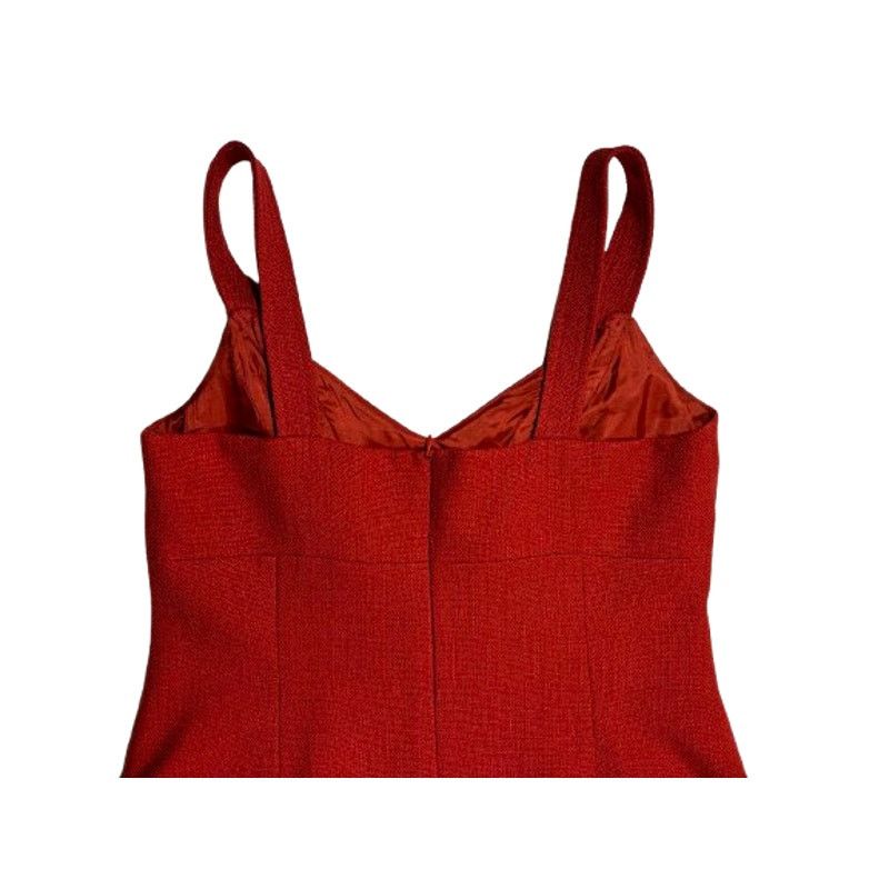 Meister David Meister Red Sleeveless Dress Size 6 Knee Length Size M / US 6-8 / IT 42-44 - 7 Thumbnail