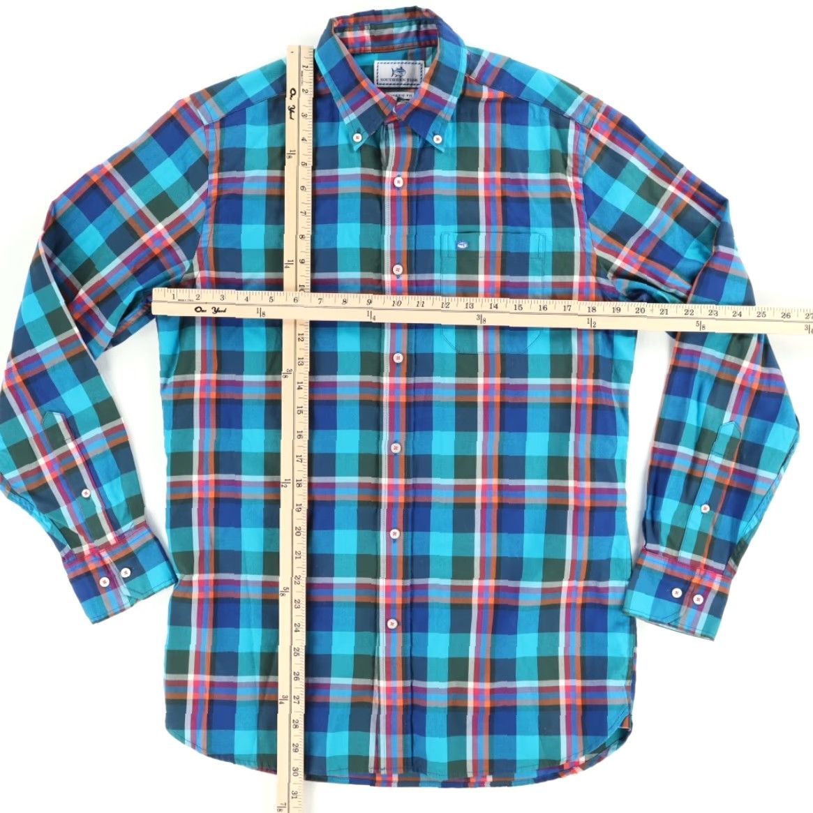 Southern Tide Southern Tide Shirt Plaid Long Sleeve Button Up Men's S Size US S / EU 44-46 / 1 - 3 Thumbnail