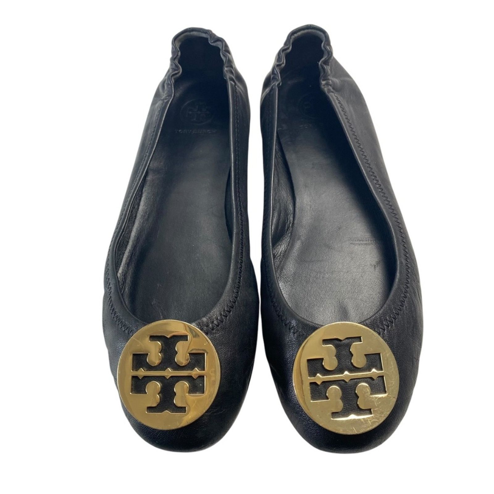 Tory Burch TORY BURCH Minnie Travel Leather Flats in Black Size 9.5 Size US 9.5 / IT 39.5 - 2 Thumbnail