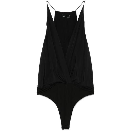ANINE BING Women Blouses A 07 10820 BLK26 BLACK