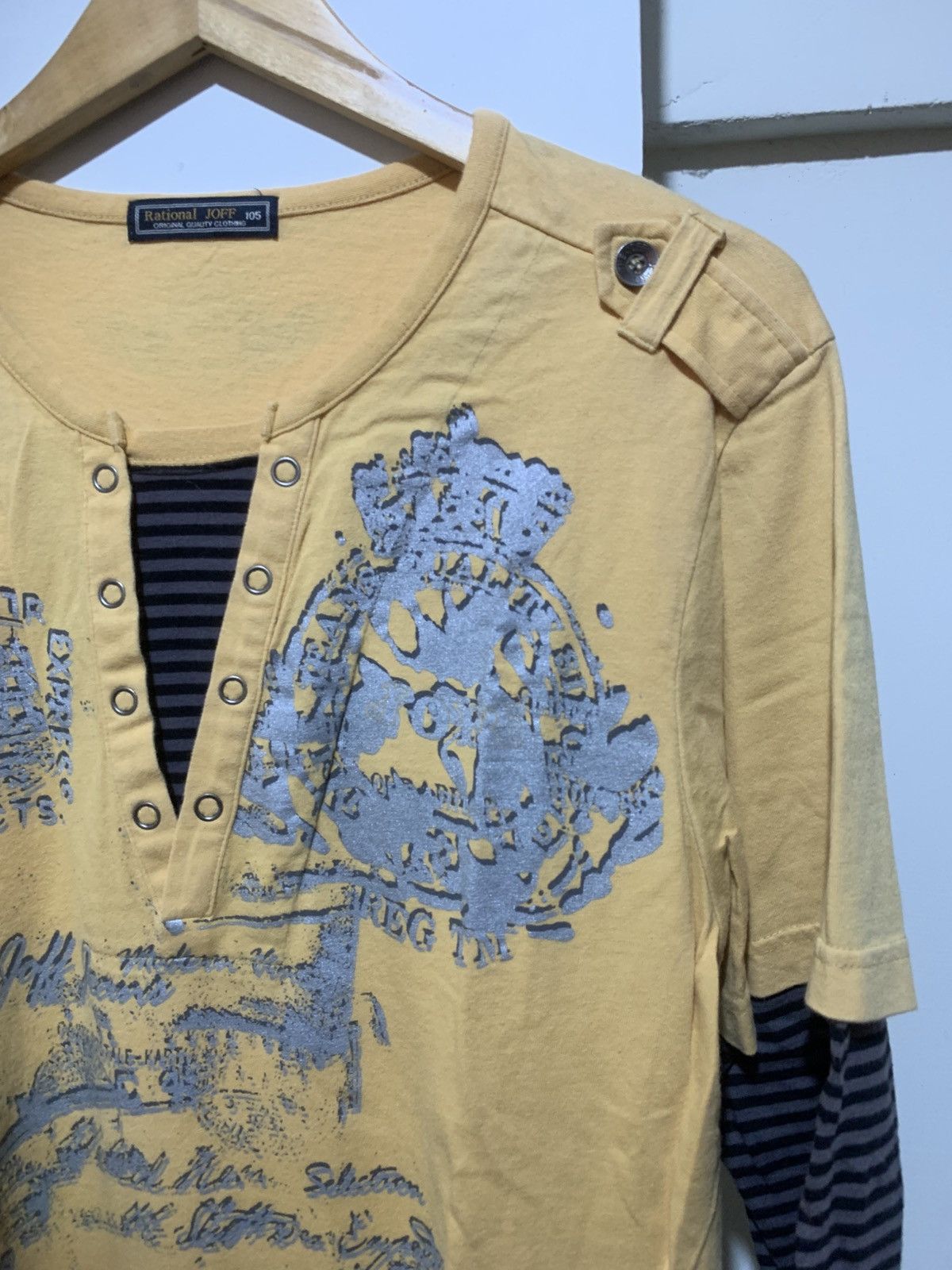 Hysteric Glamour × Undercover Japanese Rational Joff Double Layer Longsleeve Tee Shirt Size US L / EU 52-54 / 3 - 7 Thumbnail