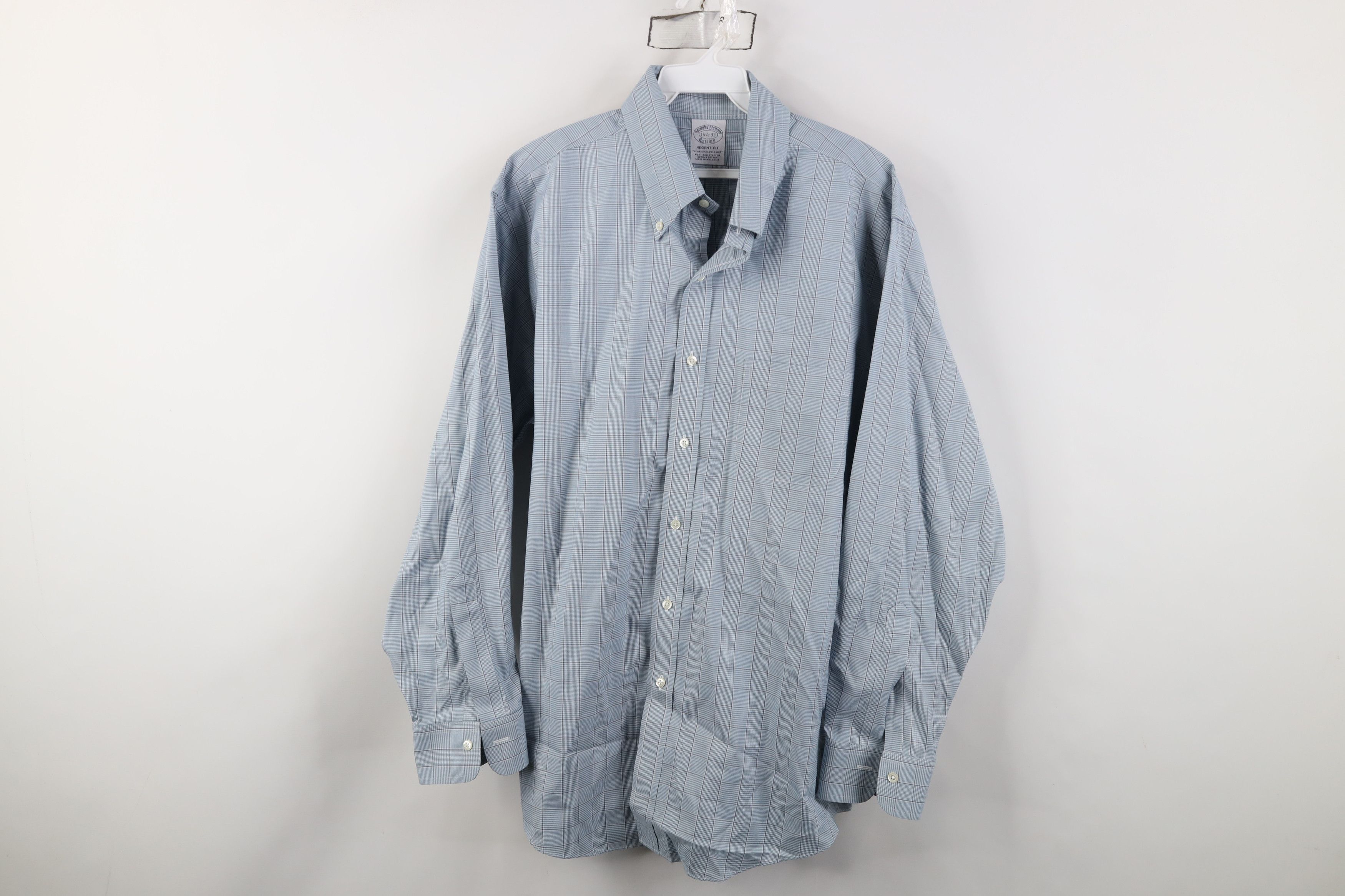 Brooks Brothers Vintage 90s Brooks Brothers Collared Button Down Shirt OCBD Size US M / EU 48-50 / 2 - 1 Thumbnail