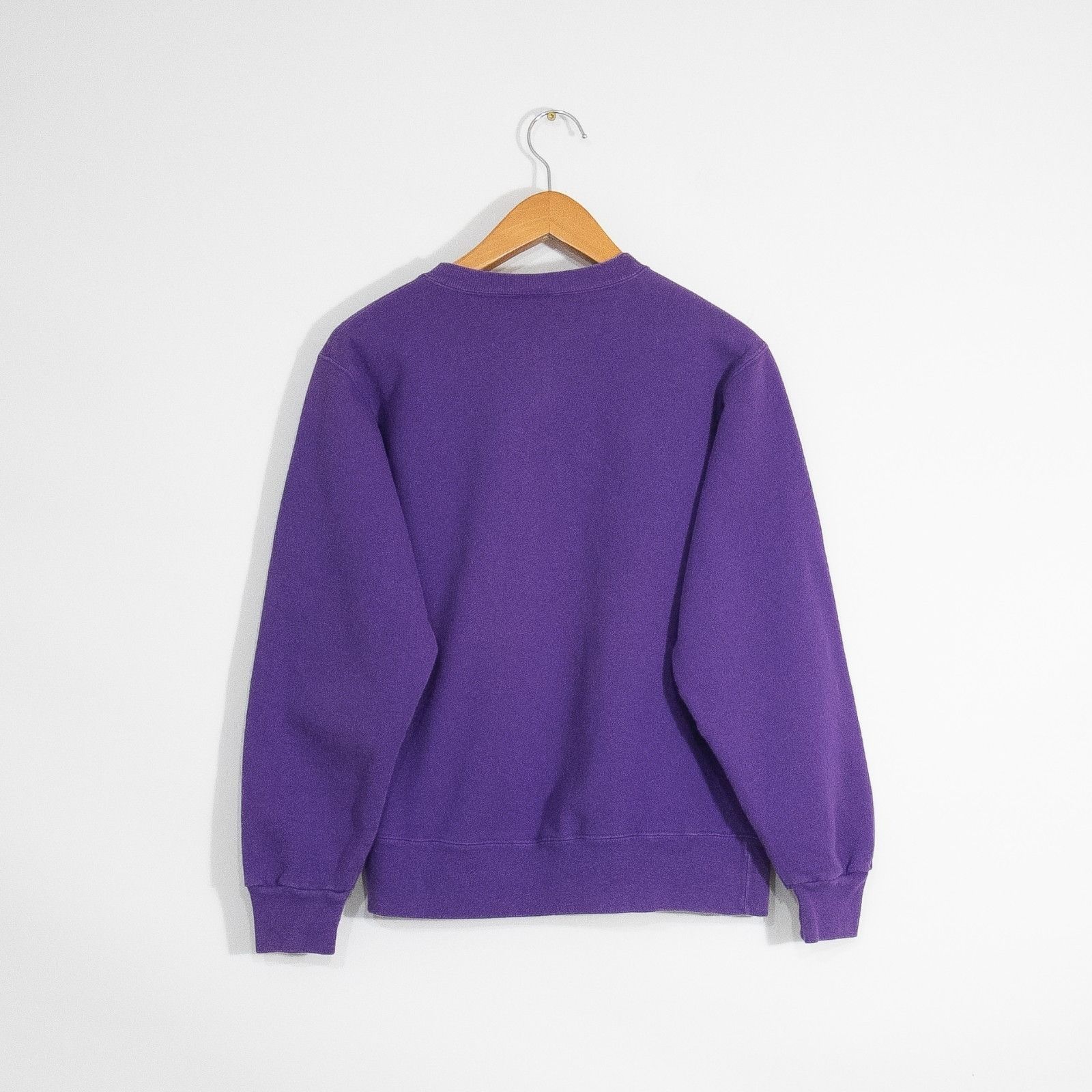 Champion Vintage 90s Champion Blank Sweatshirt Large - Faded Sunfaded Size US L / EU 52-54 / 3 - 6 Thumbnail