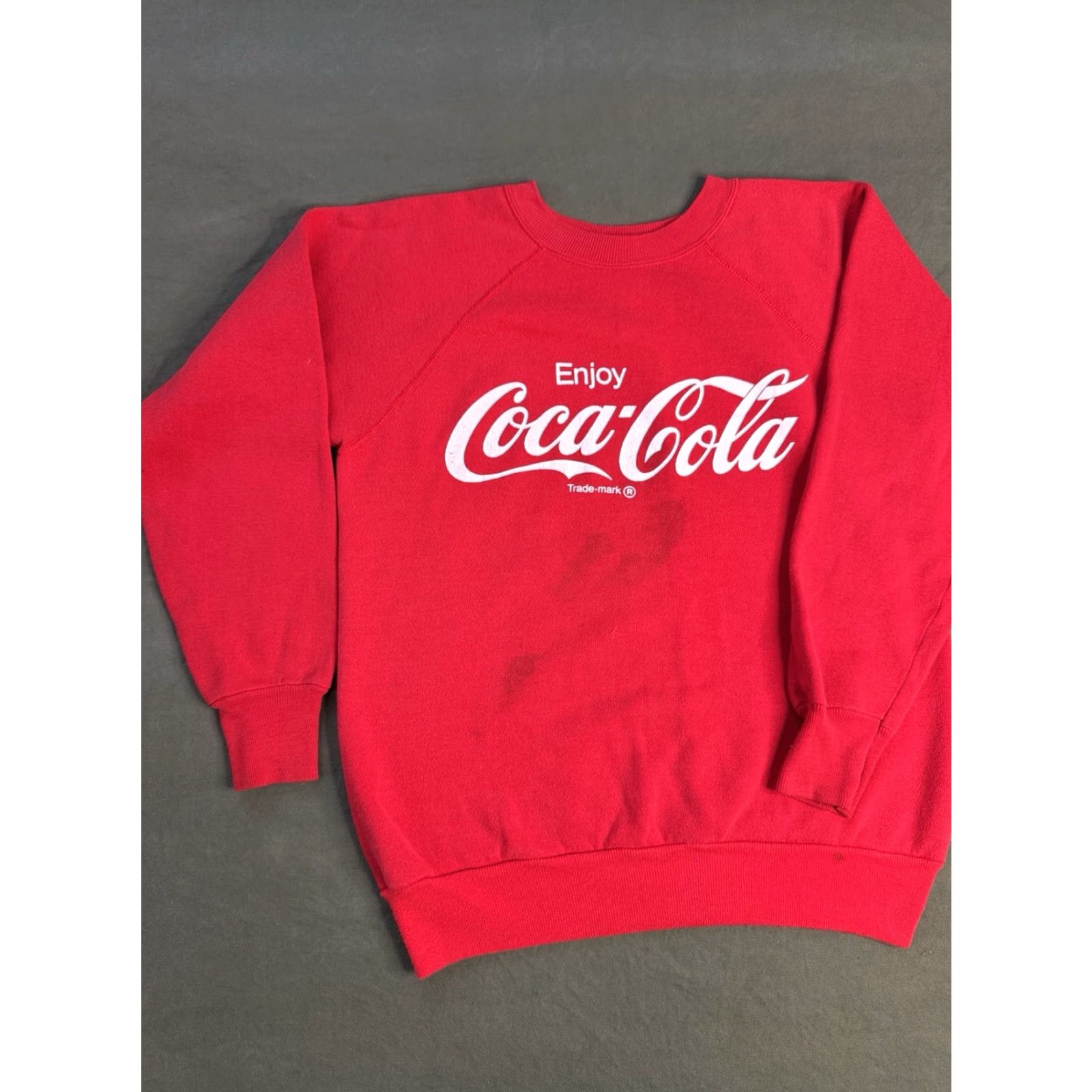 Vintage VINTAGE Coca Cola Crewneck Sweatshirt Red USA Made Mens Medium Panhill 80s 90s Classic Raglan Front Print Knit Pullover Sweatshirt Mens Size US M / EU 48-50 / 2 - 4 Thumbnail