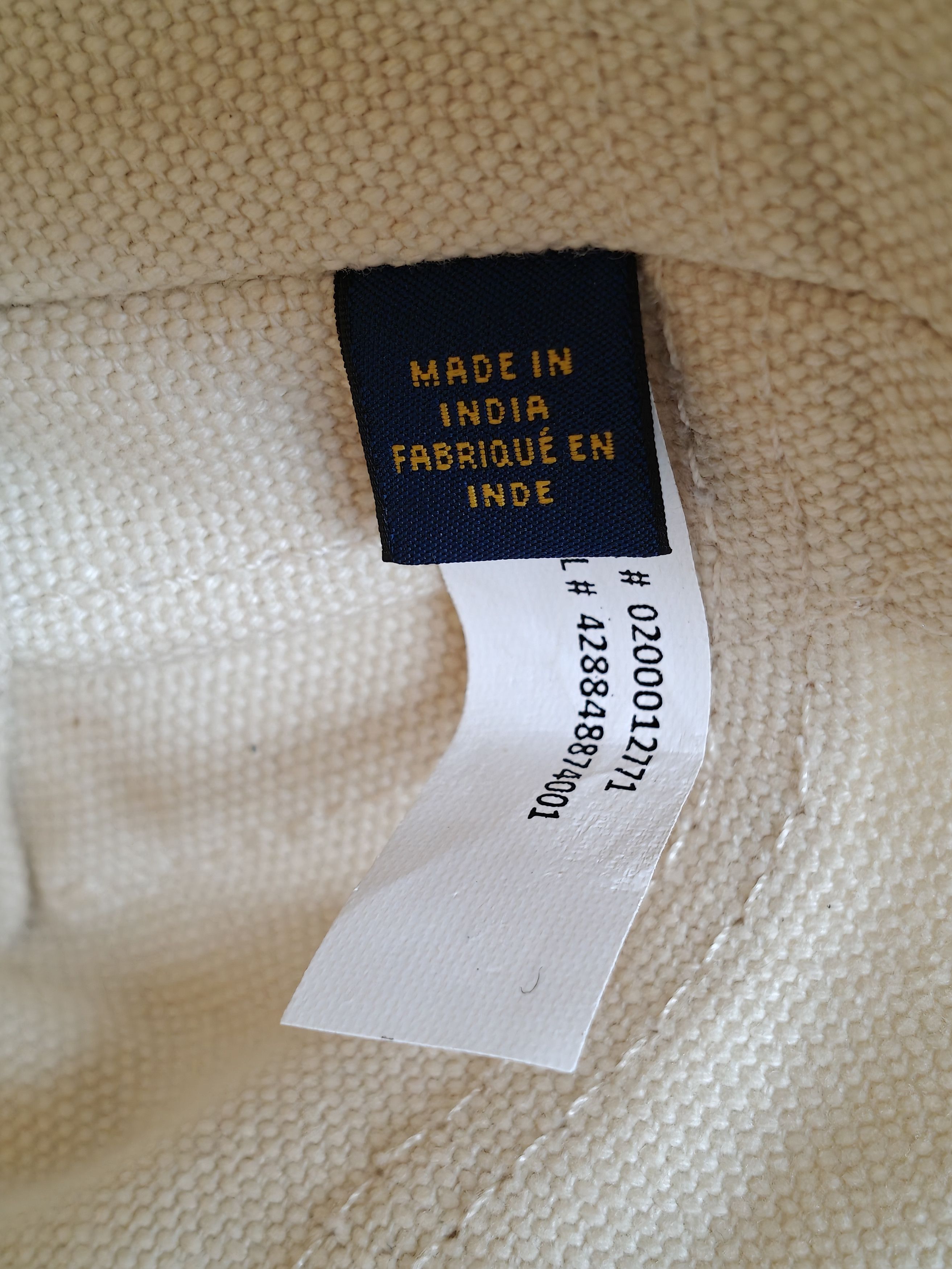 Polo Ralph Lauren Polo Ralph Lauren Canvas Small Tote Free Shipping FTP/4007 Size ONE SIZE - 7 Thumbnail