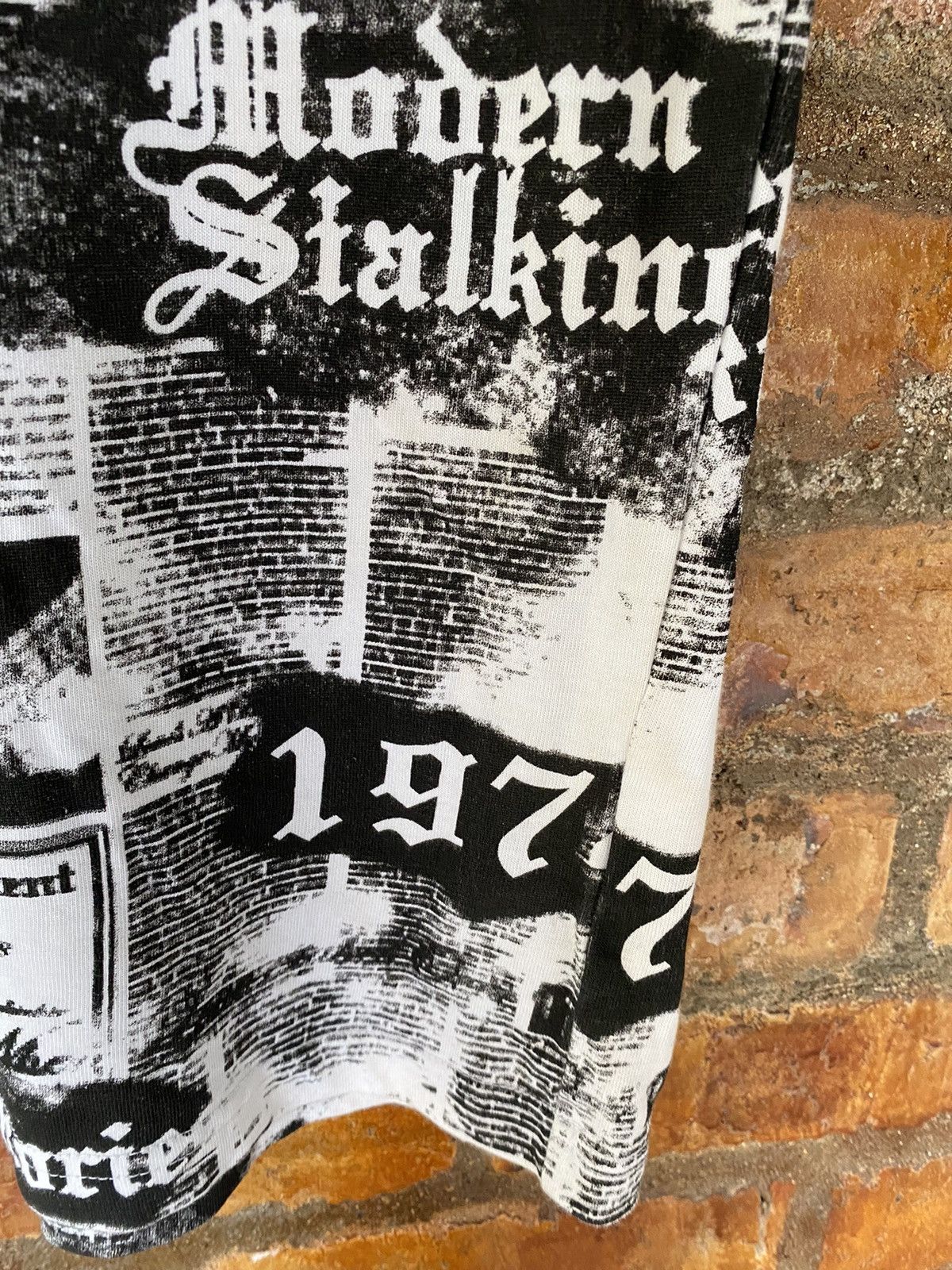In The Attic Iconic Punk and Gothic Newspaper print tee Size US S / EU 44-46 / 1 - 11 Thumbnail