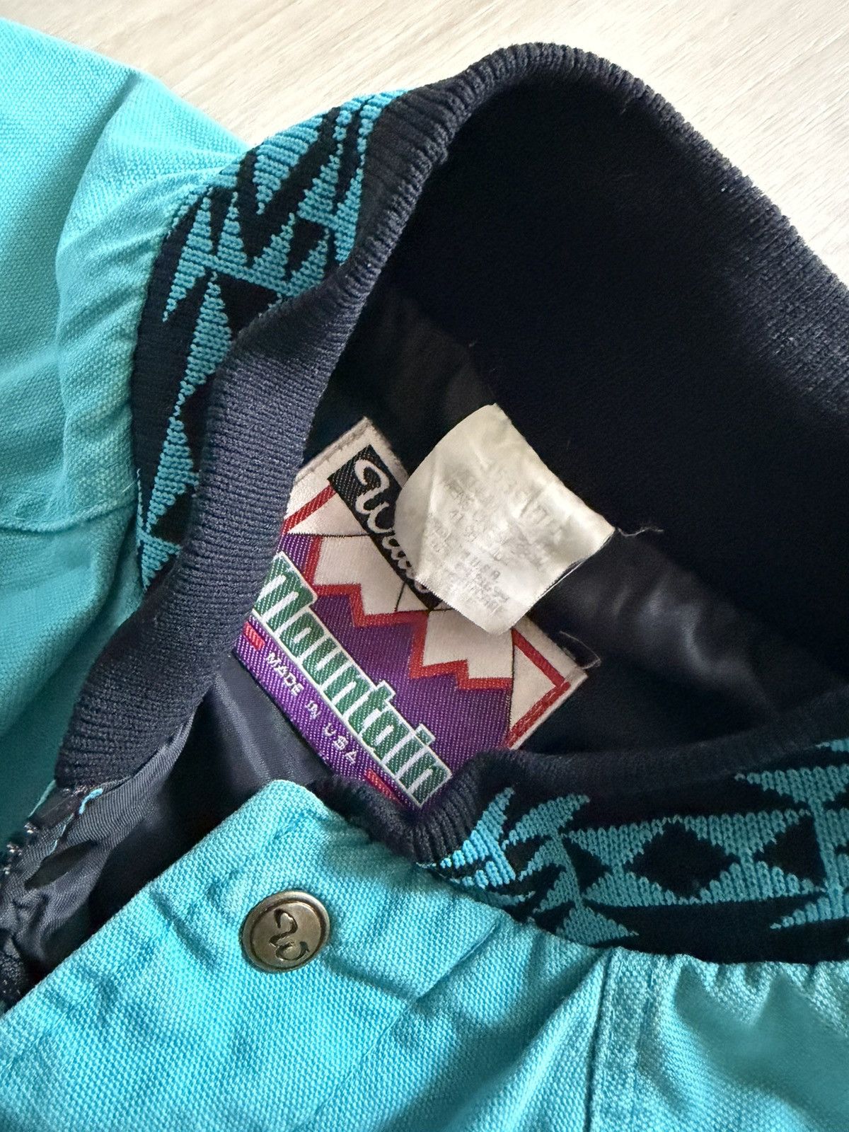 The Mountain Vtg Walls Mountain Aztec Bomber Sz M Houston Rodeo Size US M / EU 48-50 / 2 - 5 Thumbnail