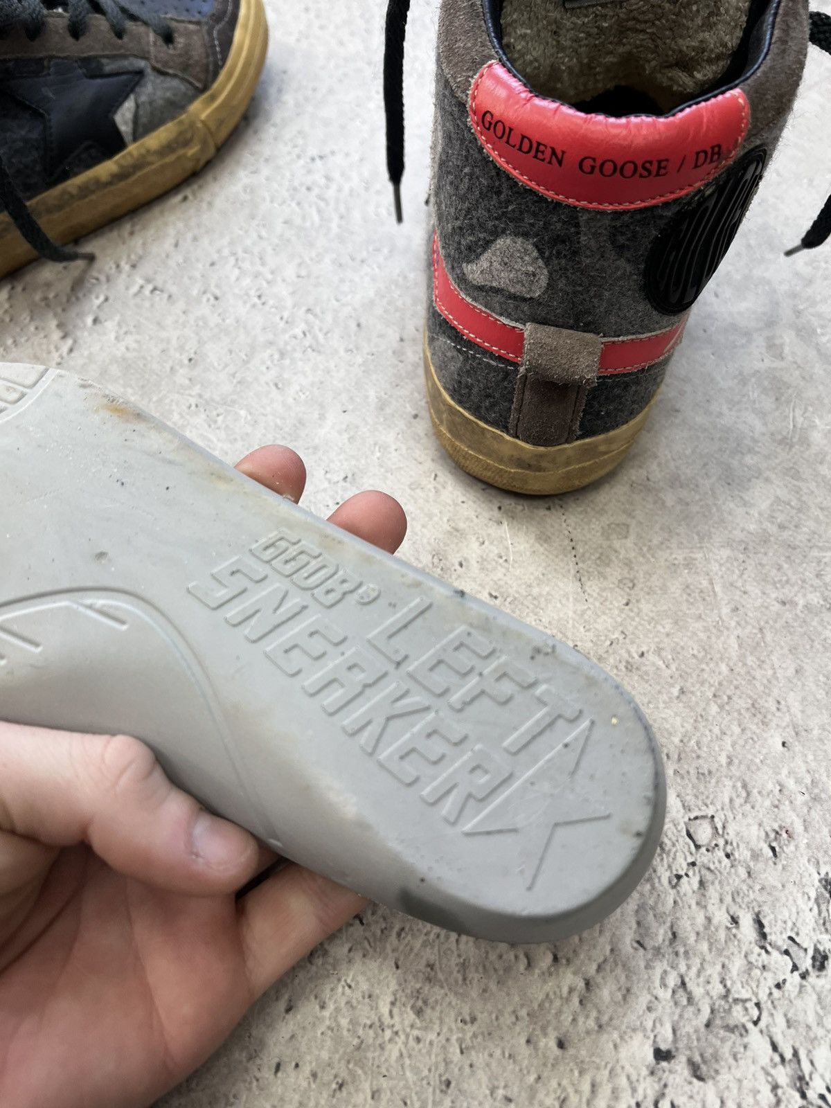 Golden Goose × Vintage SaleVintage Golden Goose Slide Distressed Sneakers Size US 6 / IT 36 - 5 Thumbnail