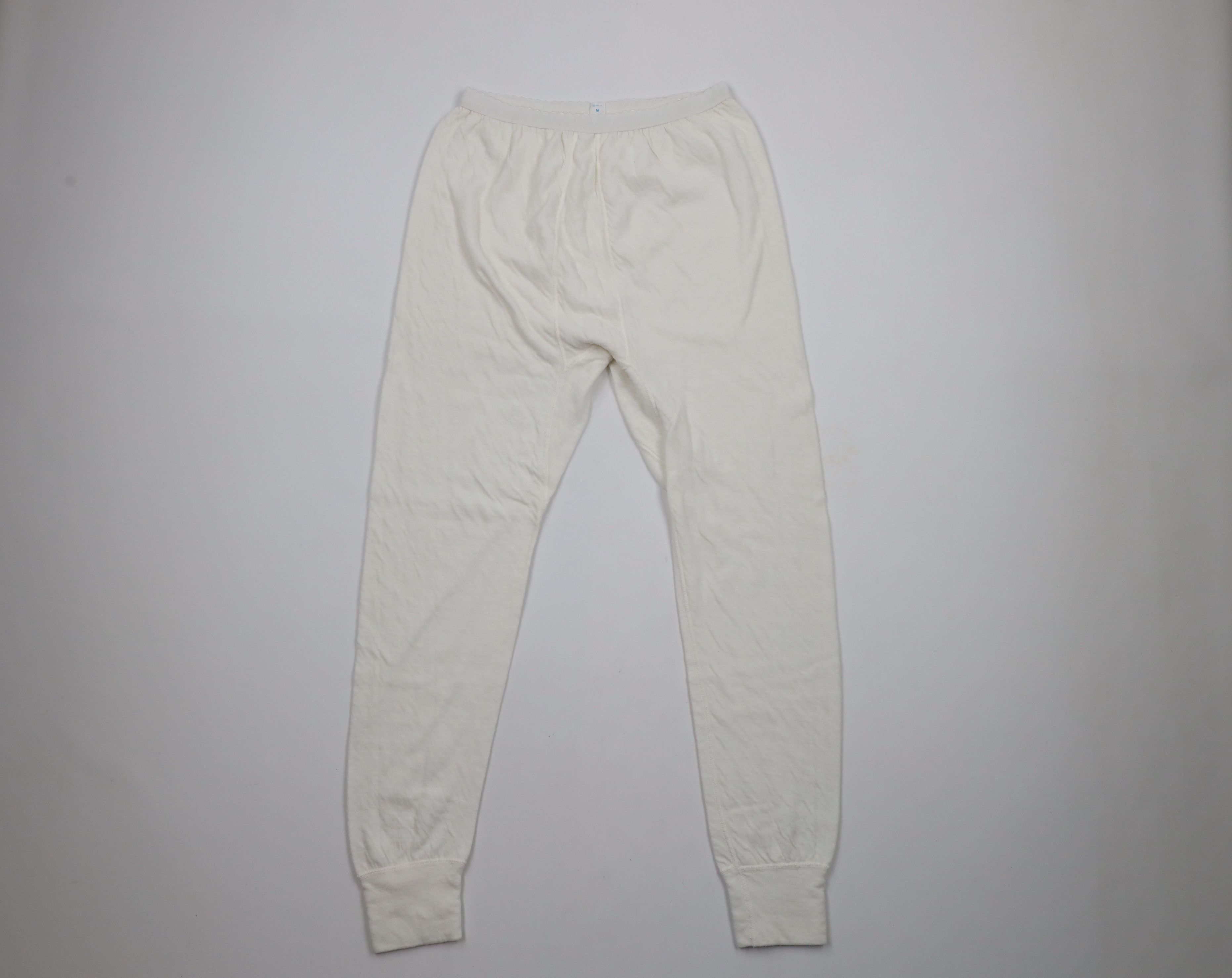 Vintage Vintage 60s 70s Streetwear Thermal Knit Joggers Pants USA Size 26" / US 2 / IT 38 - 1 Thumbnail