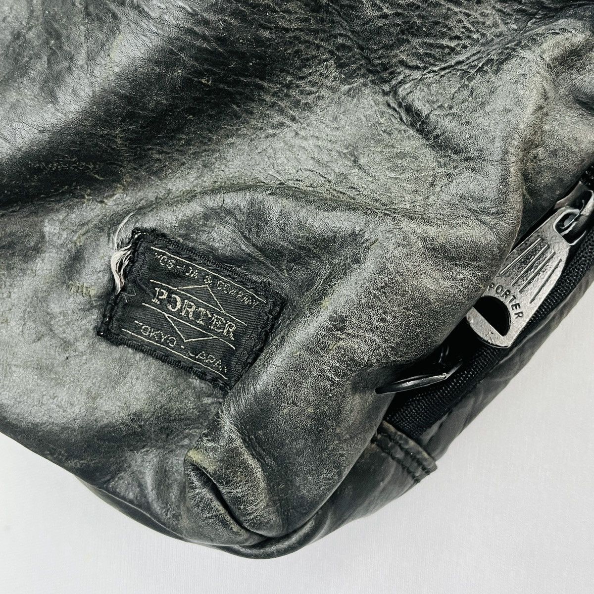 Porter × Vintage Vintage Wear And Tear PORTER Sling Bag Japan Size ONE SIZE - 7 Thumbnail
