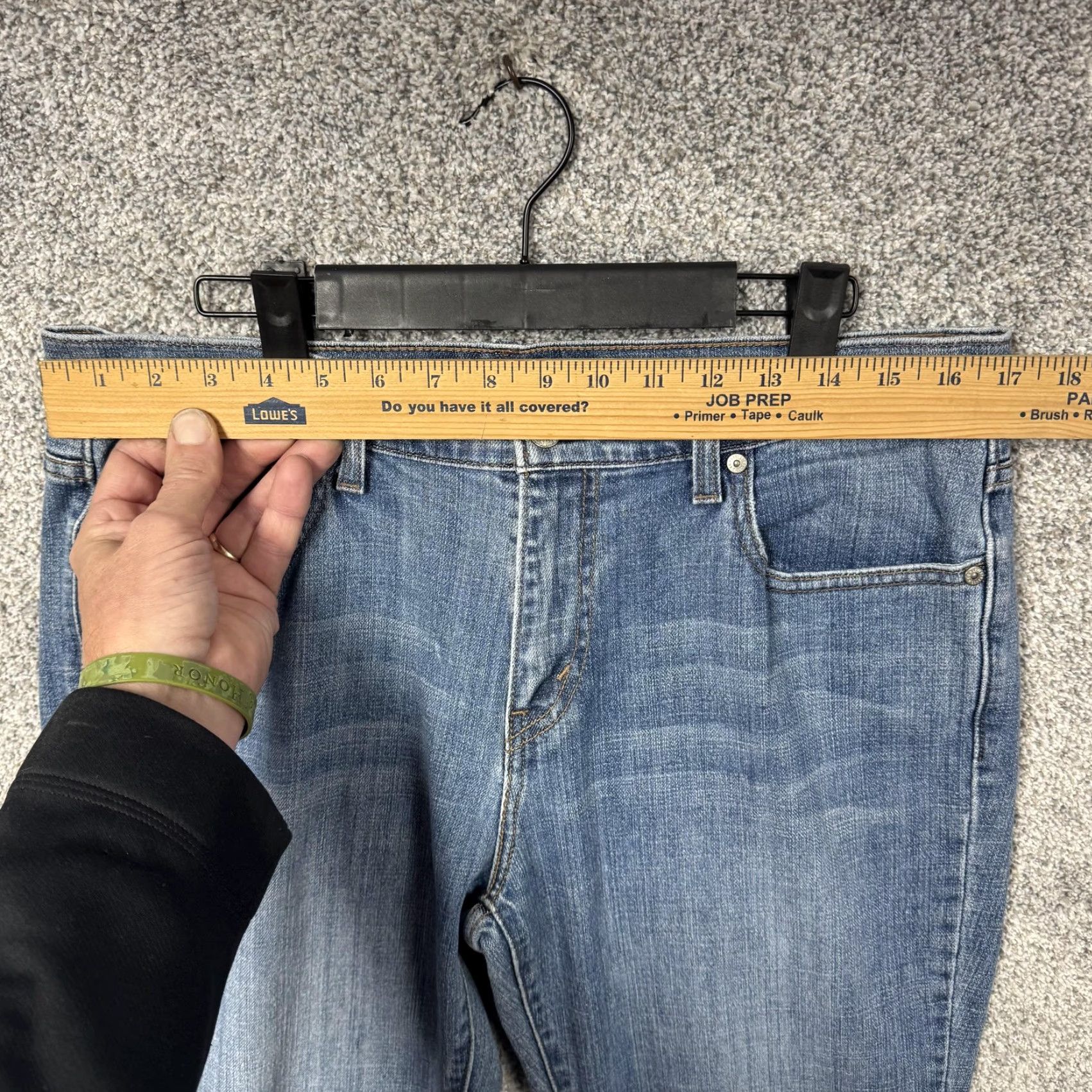 Levi's VINTAGE Levi's 505 Jeans Men 34x30 Straight Zip Fly Denim Blue Regular Fit Classic Pockets 80s 90s Size US 34 / EU 50 - 2 Thumbnail