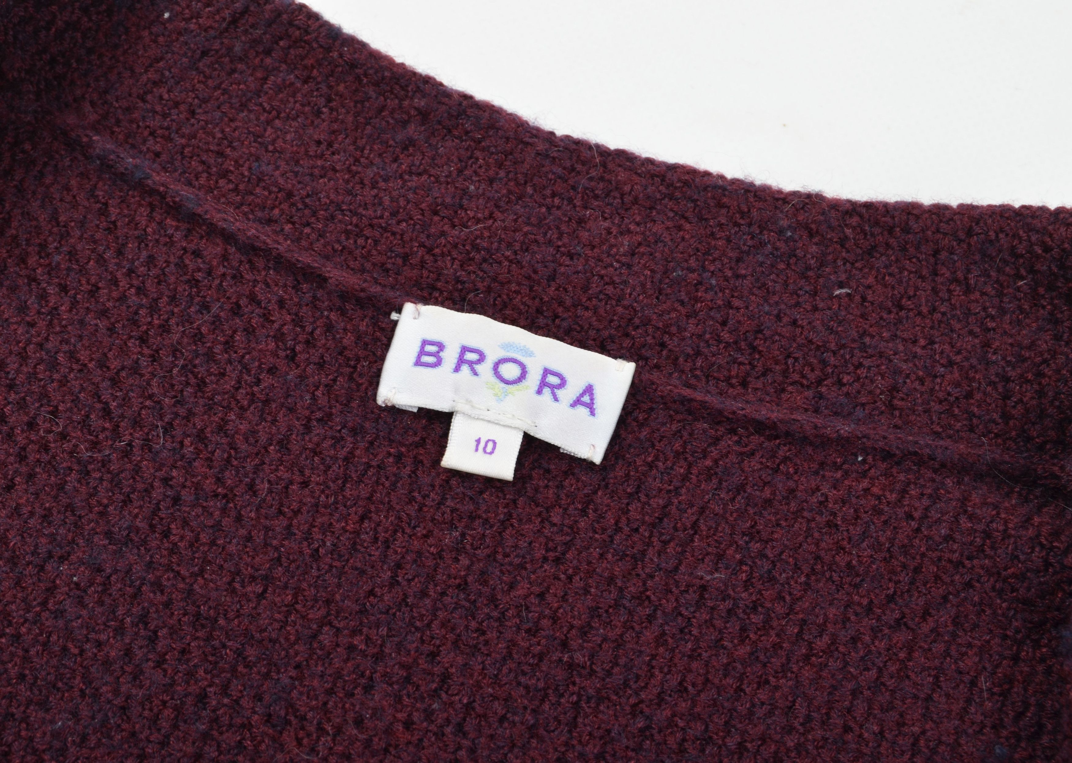 Other Brora Merino Wool Knit Zipper Biker Cardigan Size M / US 6-8 / IT 42-44 - 7 Thumbnail