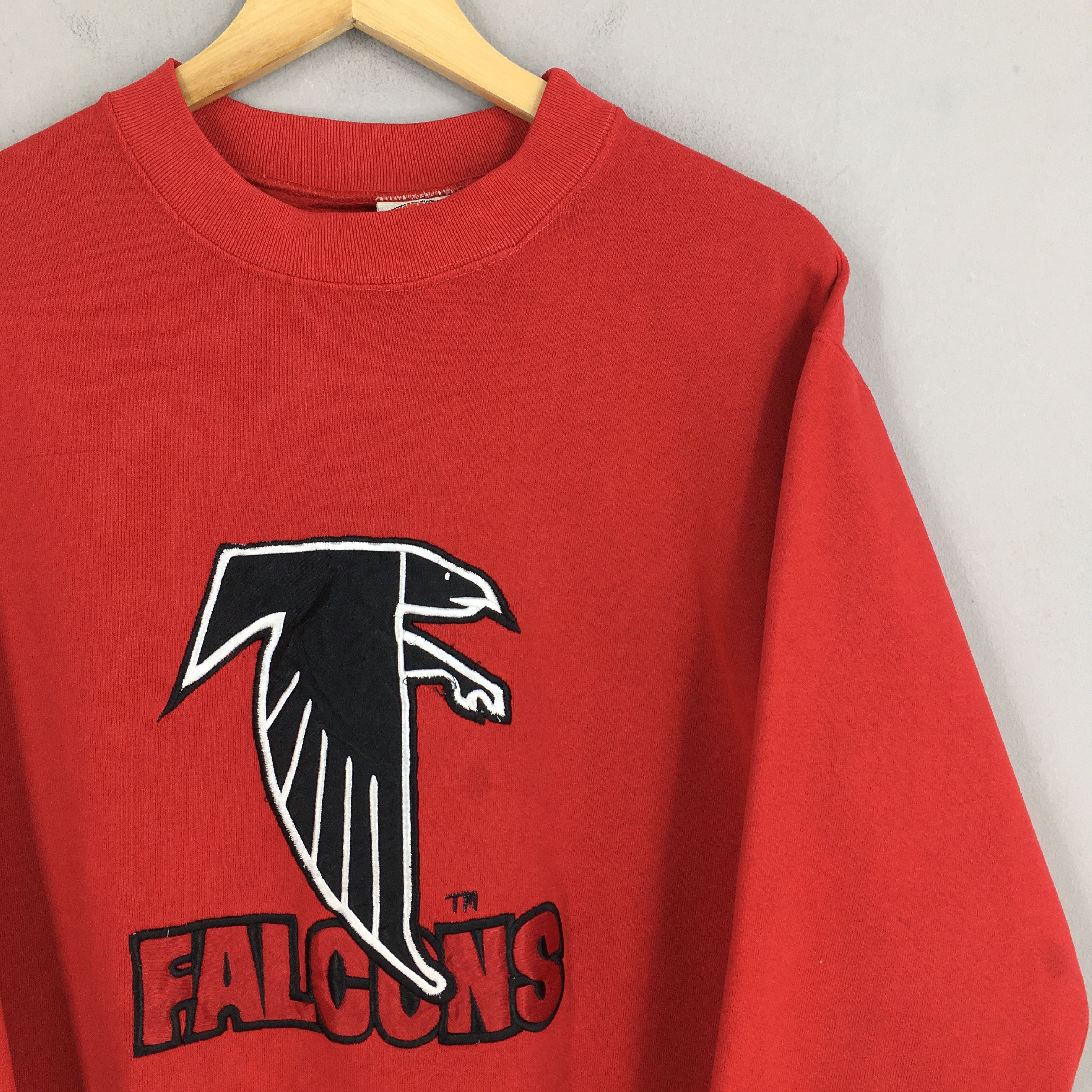 NFL Vintage Atlanta Falcons Rugby NFL Sweatshirt Medium Size US M / EU 48-50 / 2 - 2 Thumbnail