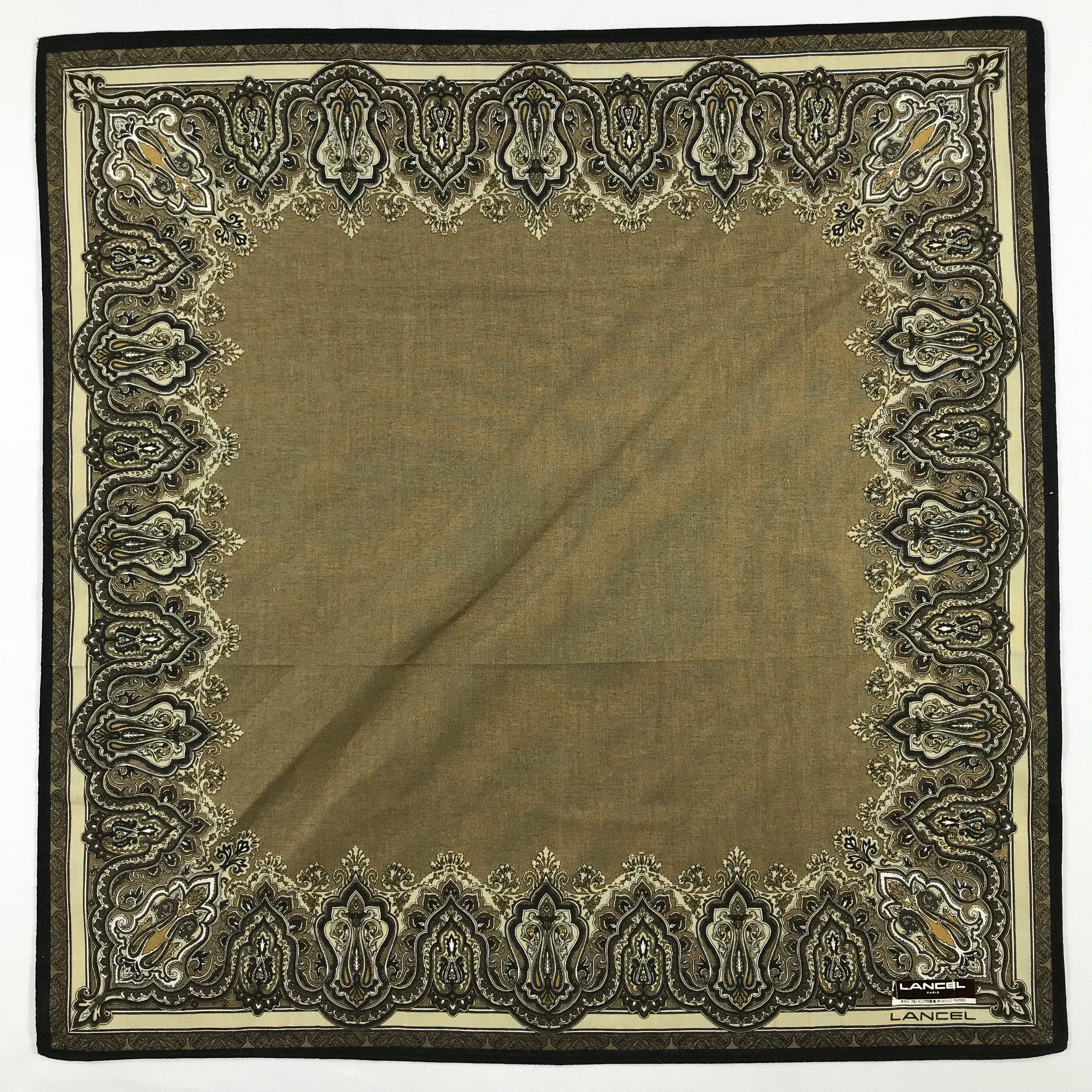 Lancel × Vintage Lancel Bandana / Handkerchief / Neckerchief - S2160 Size ONE SIZE - 1 Thumbnail