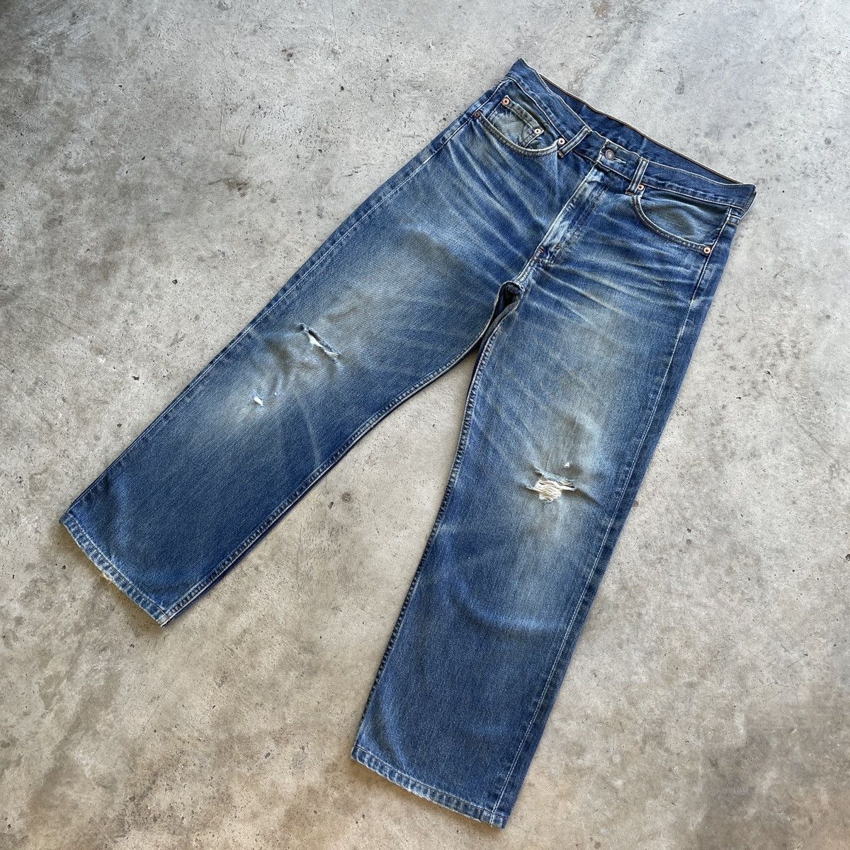Jean × Levi's × Vintage Vintage Rusty Levi’s 508 Distressed Faded Jeans Denim Pants Size US 32 / EU 48 - 2 Thumbnail