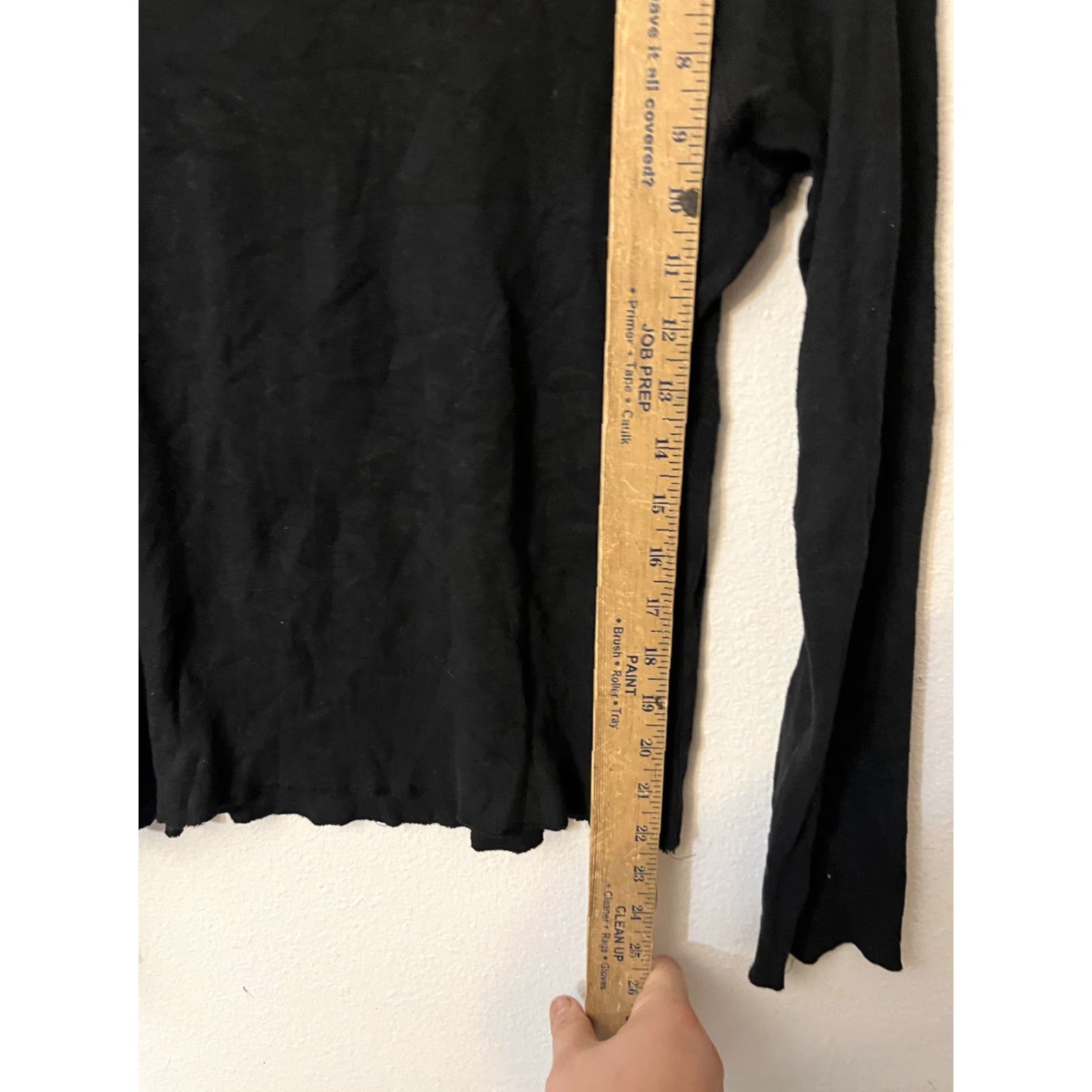 Calvin Klein calvin klein Long Sleeve T-shirt Women Black M Size Medium Shirt Modern Basic Cotton Size M / US 6-8 / IT 42-44 - 4 Thumbnail