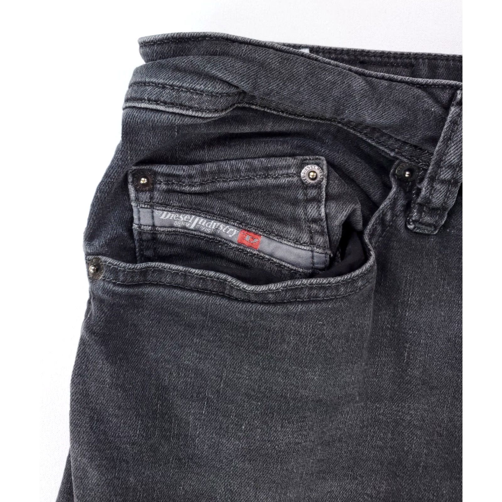 Diesel Diesel Safado-R Regular Slim Straight Black Mens 33 x 31 Slim Straight Jeans Mens 33 Black Size US 33 - 2 Thumbnail