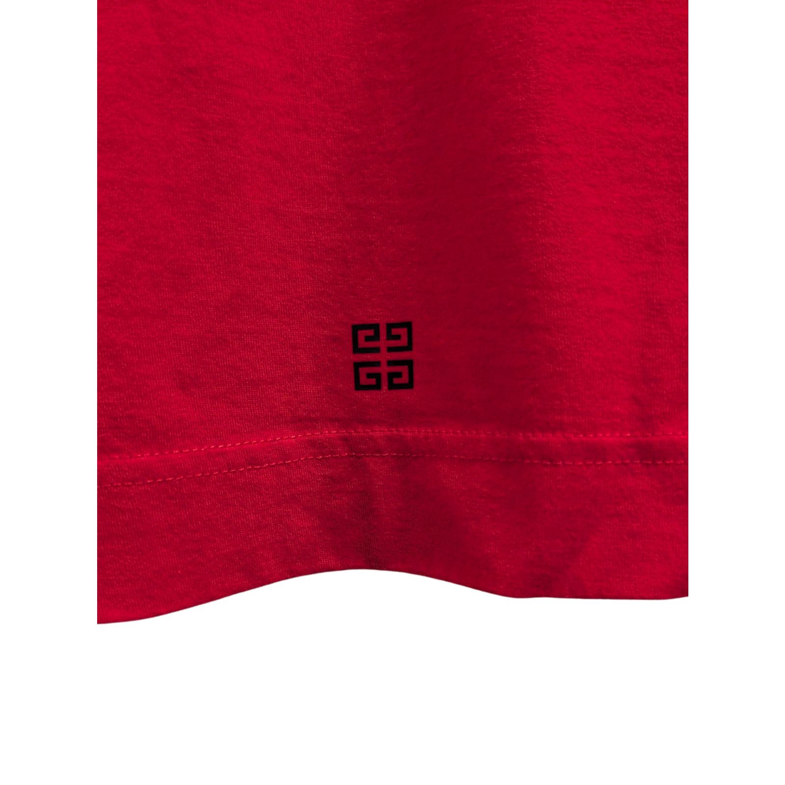 Givenchy NWT Givenchy Red Trompe-l'oeil Graphic Logo T-Shirt Size L Size US L / EU 52-54 / 3 - 5 Thumbnail