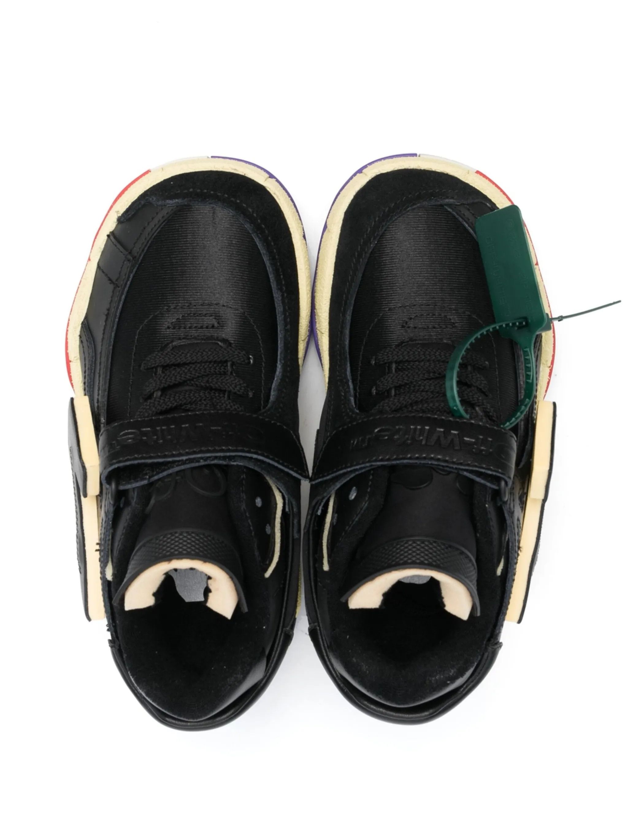 Off-White o1gr1nt0425 Puzzle Couture Low-Top Sneakers in Black Size US 12 / IT 42 - 4 Thumbnail