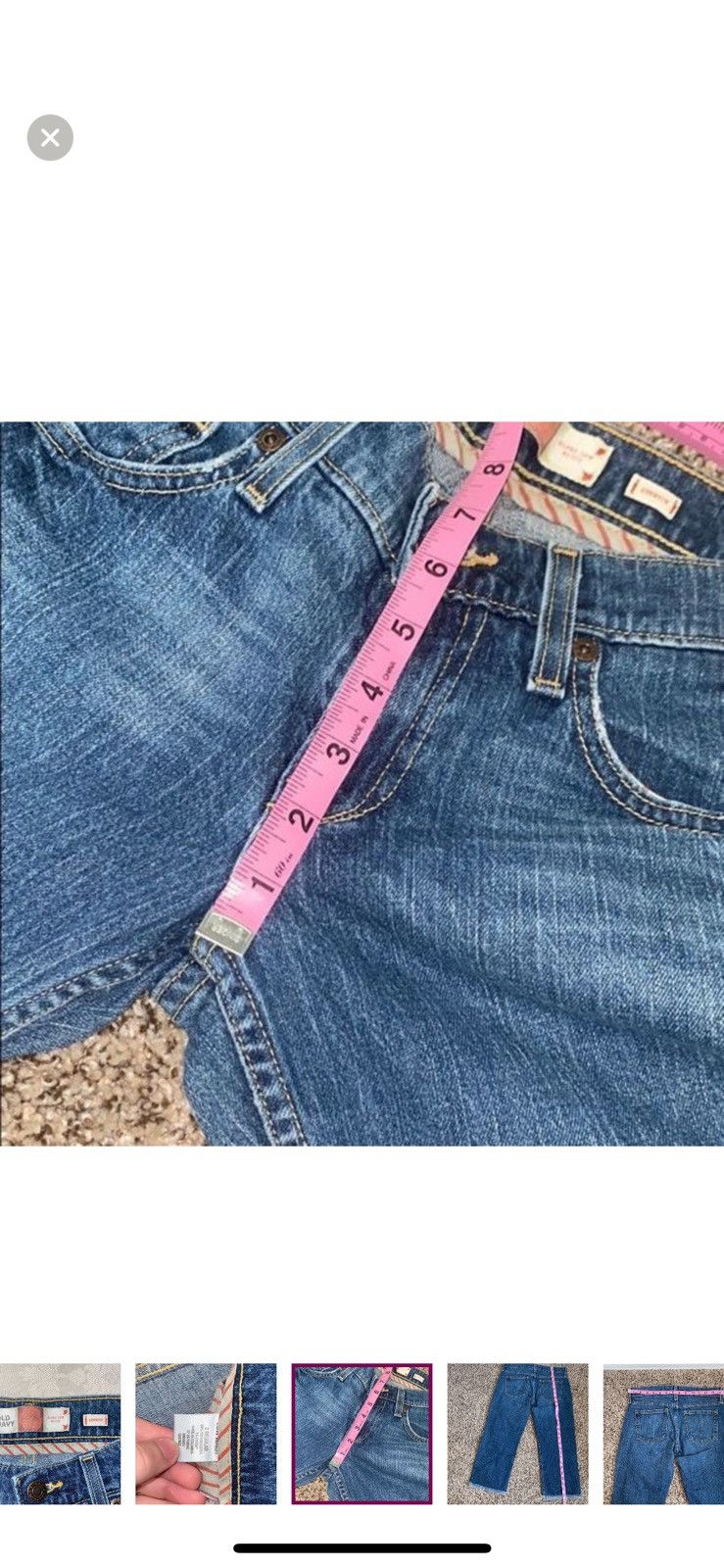 Old Navy Old navy ultra low rise denim capris size 2 Size 26" / US 2 / IT 38 - 6 Thumbnail